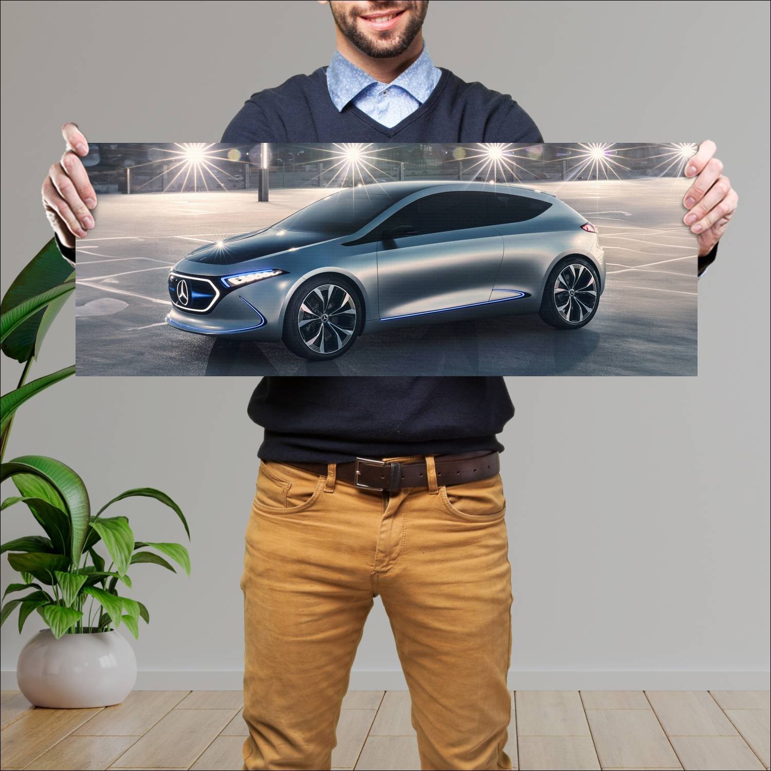Cuadro grande 30x80cm 2017 mercedes benz concept e 839 Mercedes Benz
