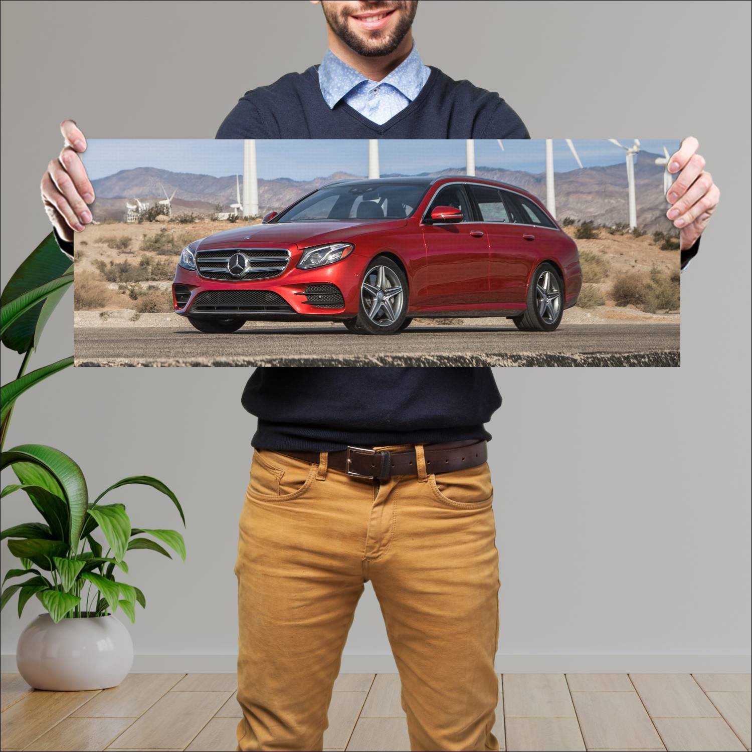 Cuadro grande 30x80cm 2017 mercedes benz e class w 857 Mercedes Benz