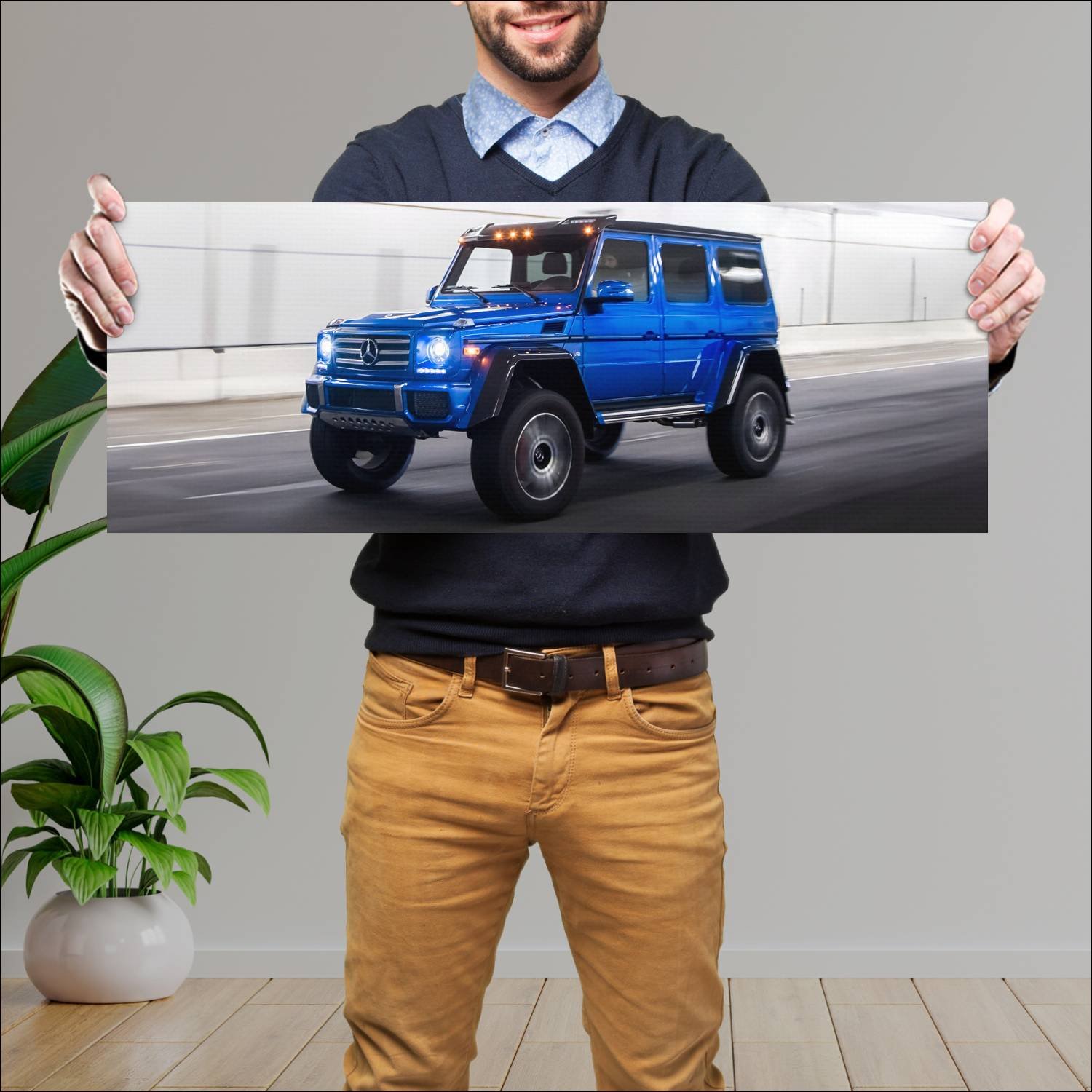 Cuadro grande 30x80cm 2017 mercedes benz g class 4 858 Mercedes Benz