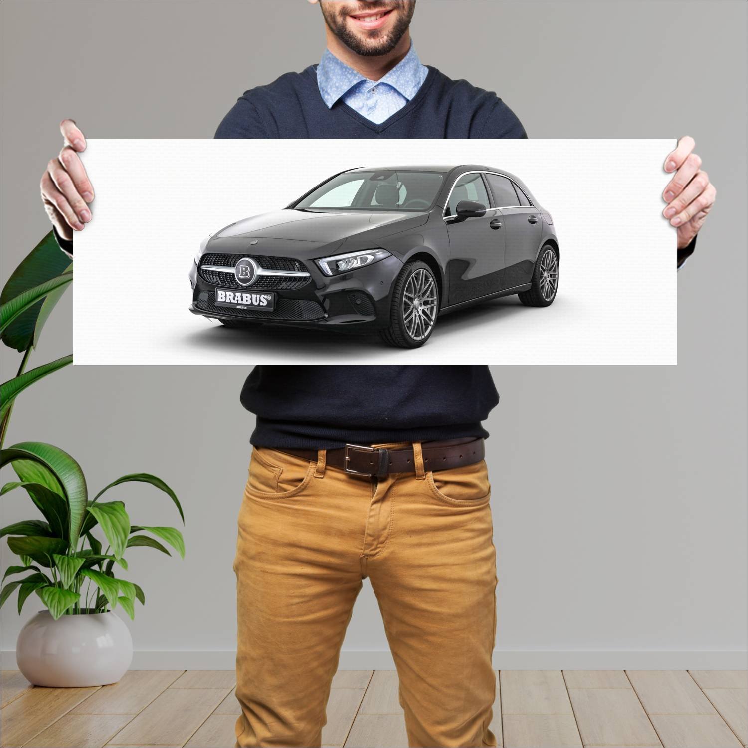 Cuadro grande 30x80cm 2018 brabus b25 s based on a 920 Mercedes Benz