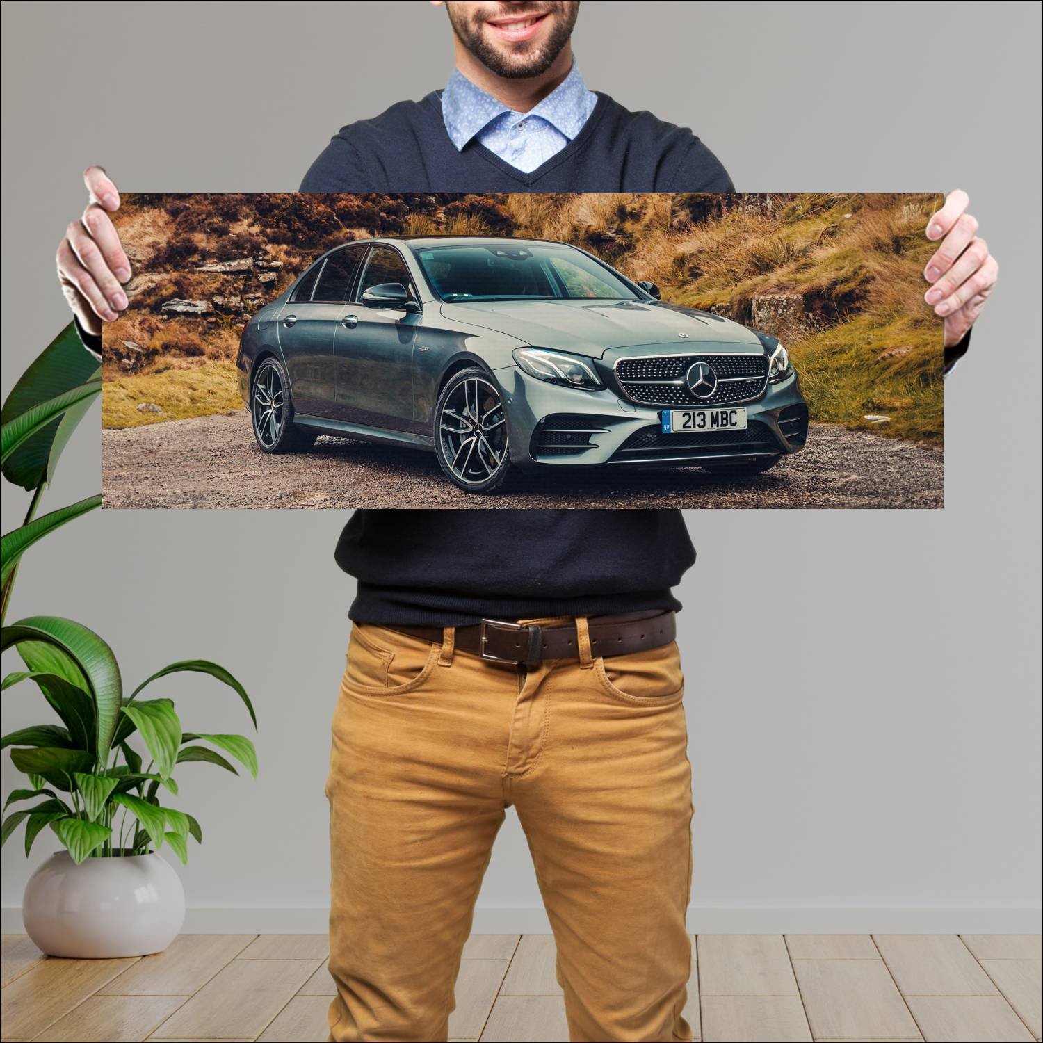Cuadro grande 30x80cm 2018 mercedes amg e 53 uk 81 958 Mercedes Benz
