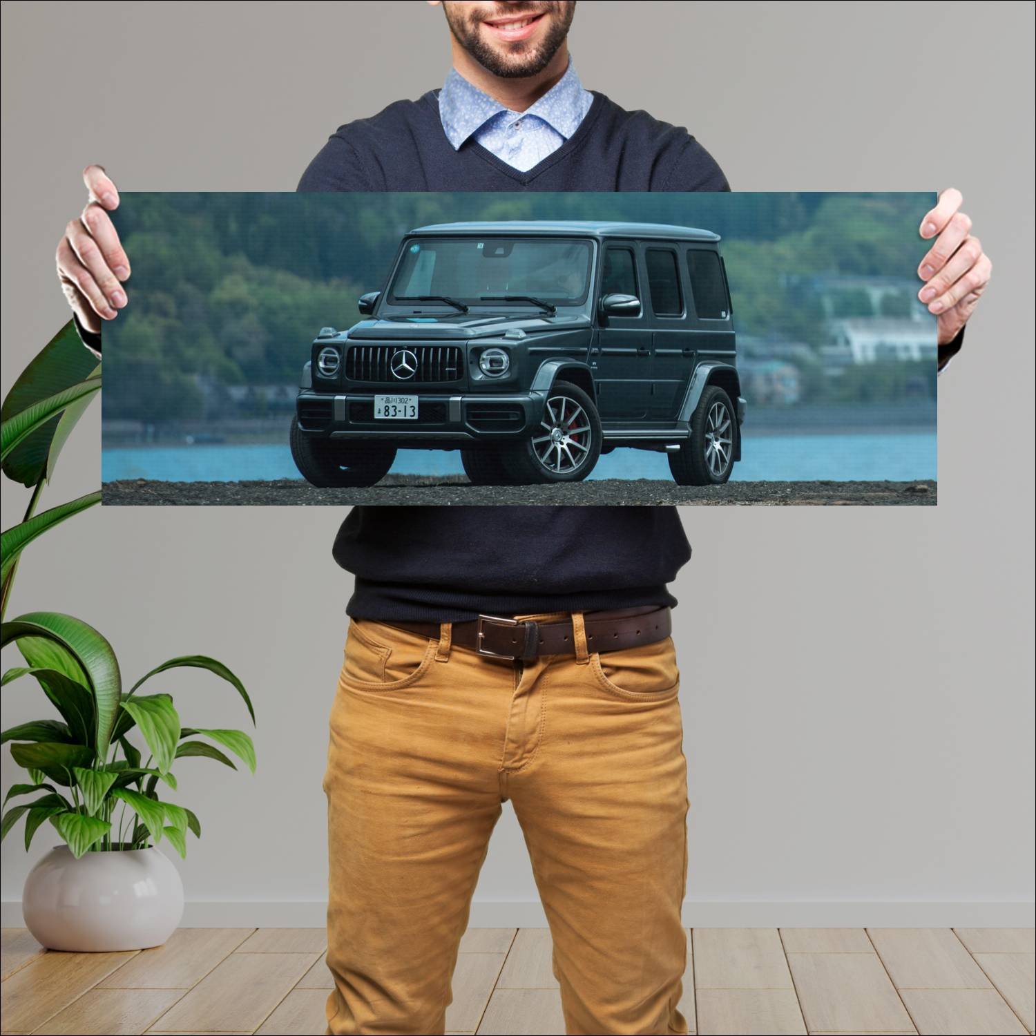 Cuadro grande 30x80cm 2018 mercedes amg g 63 jp 96 968 Mercedes Benz