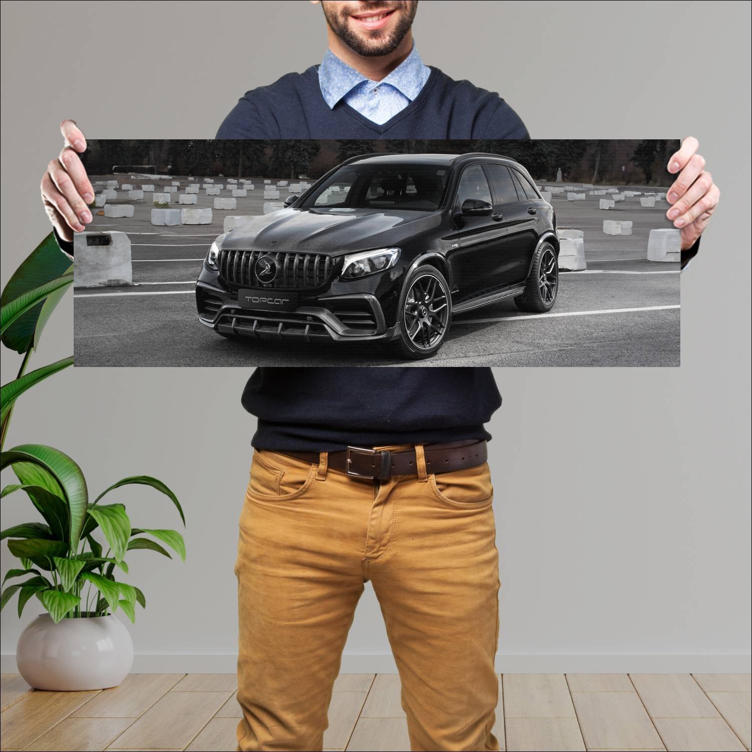 Cuadro grande 30x80cm 2018 mercedes amg glc class 980 Mercedes Benz