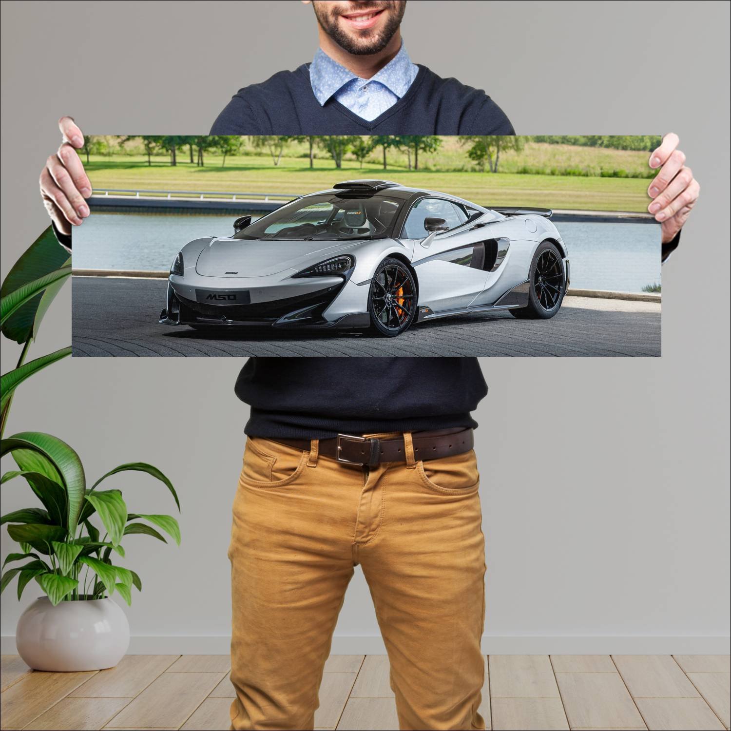 Cuadro grande 30x80cm 2018 mclaren 600lt by mso uk 228 McLaren