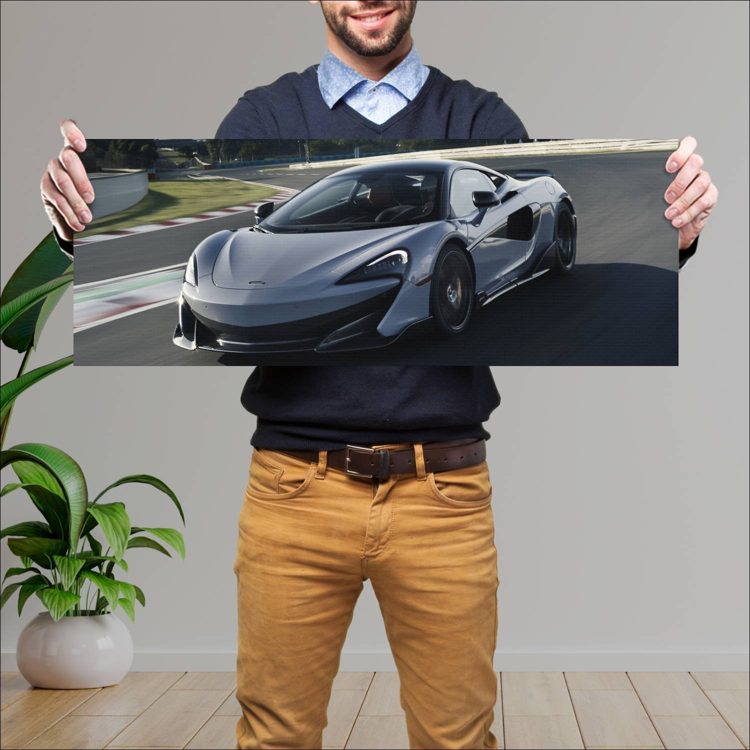 Cuadro grande 30x80cm 2018 mclaren 600lt us auto 232 McLaren