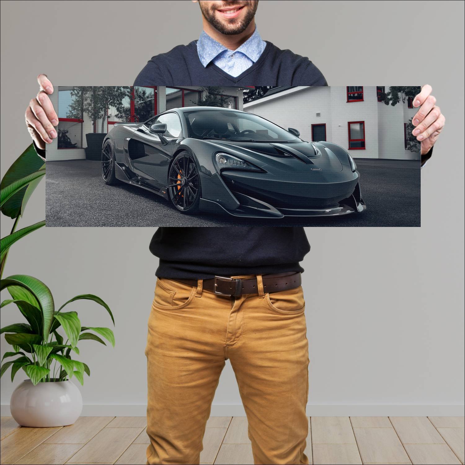 Cuadro grande 30x80cm 2019 mclaren 600lt by novite 259 McLaren