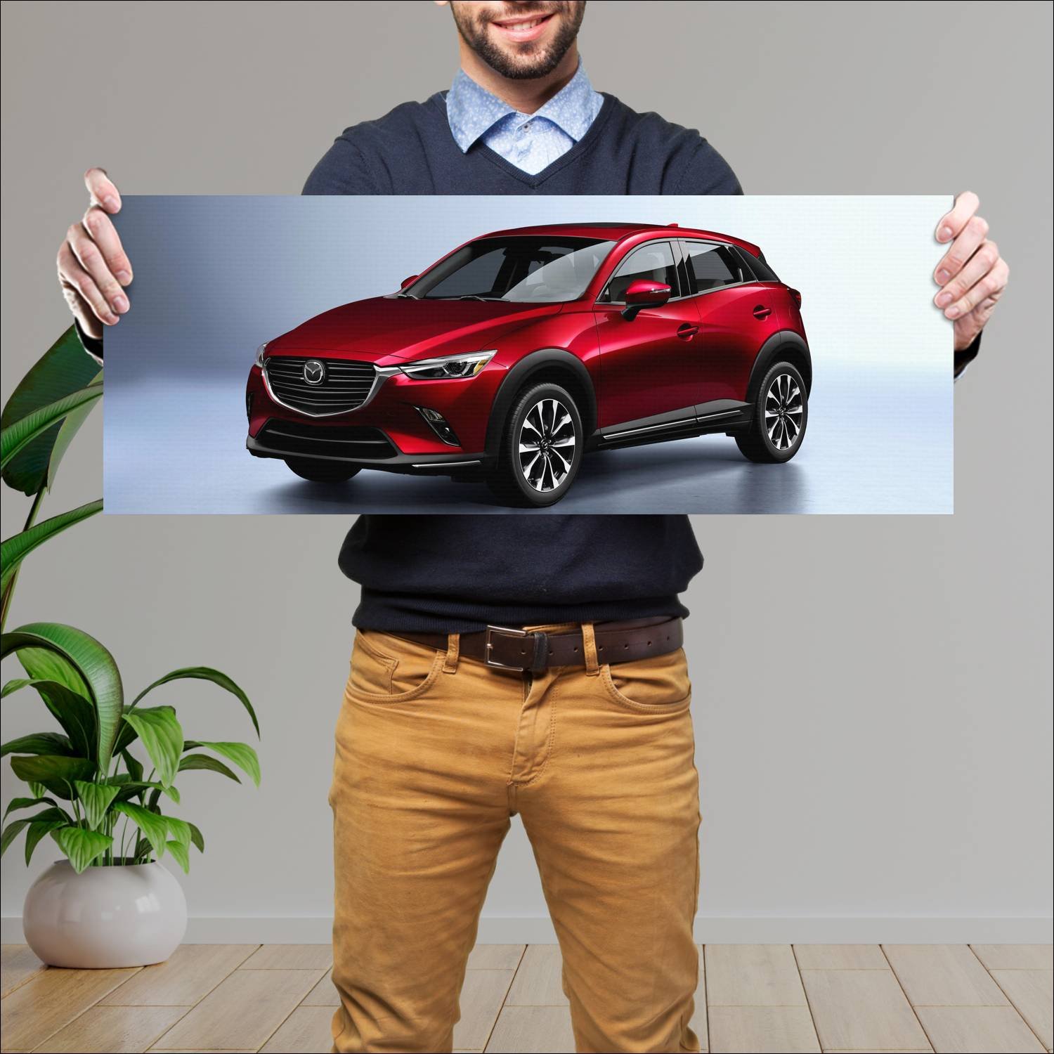 Cuadro grande 30x80cm 2019 mazda cx 3 us auto 124 Mazda