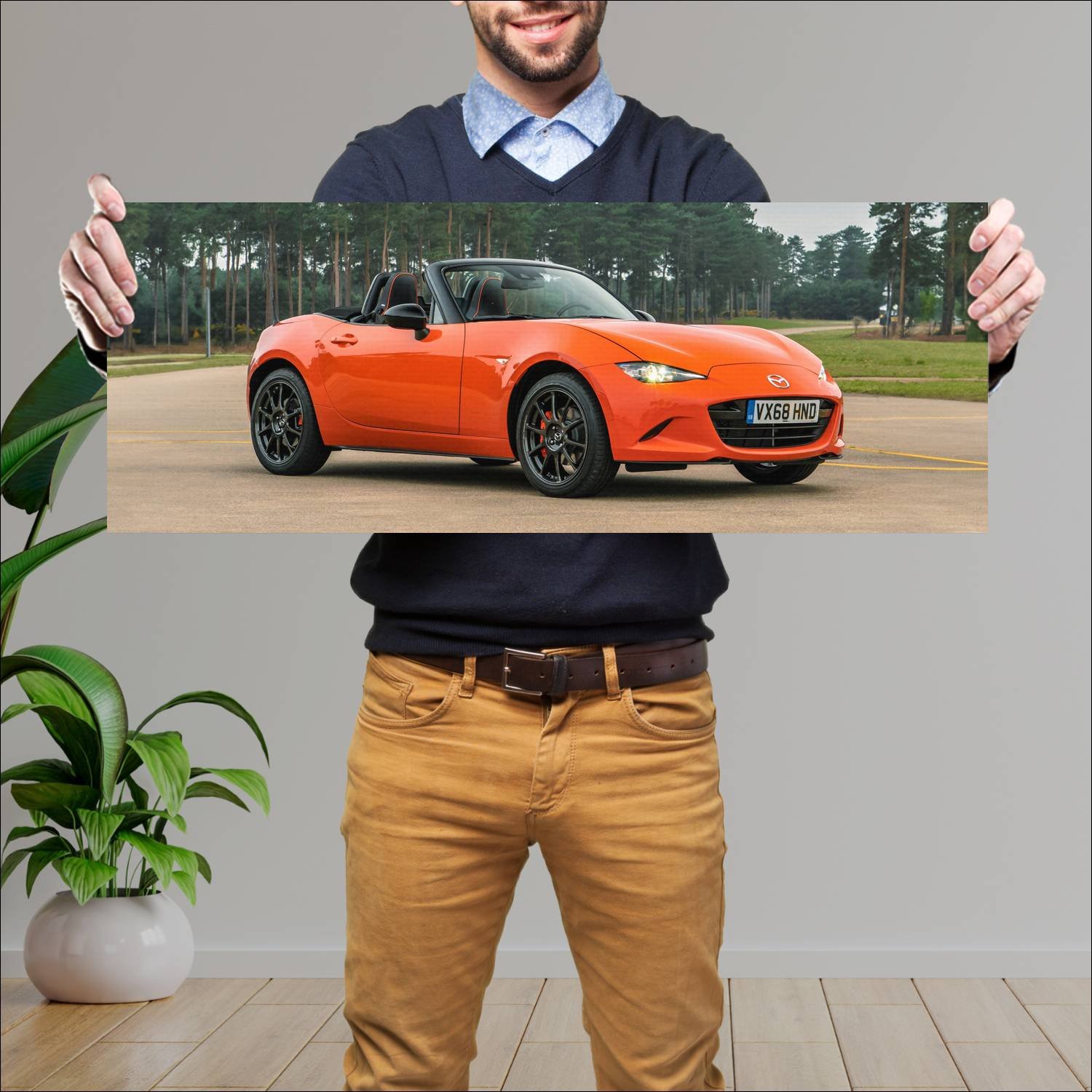 Cuadro grande 30x80cm 2019 mazda mx 5 30th anniver 127 Mazda