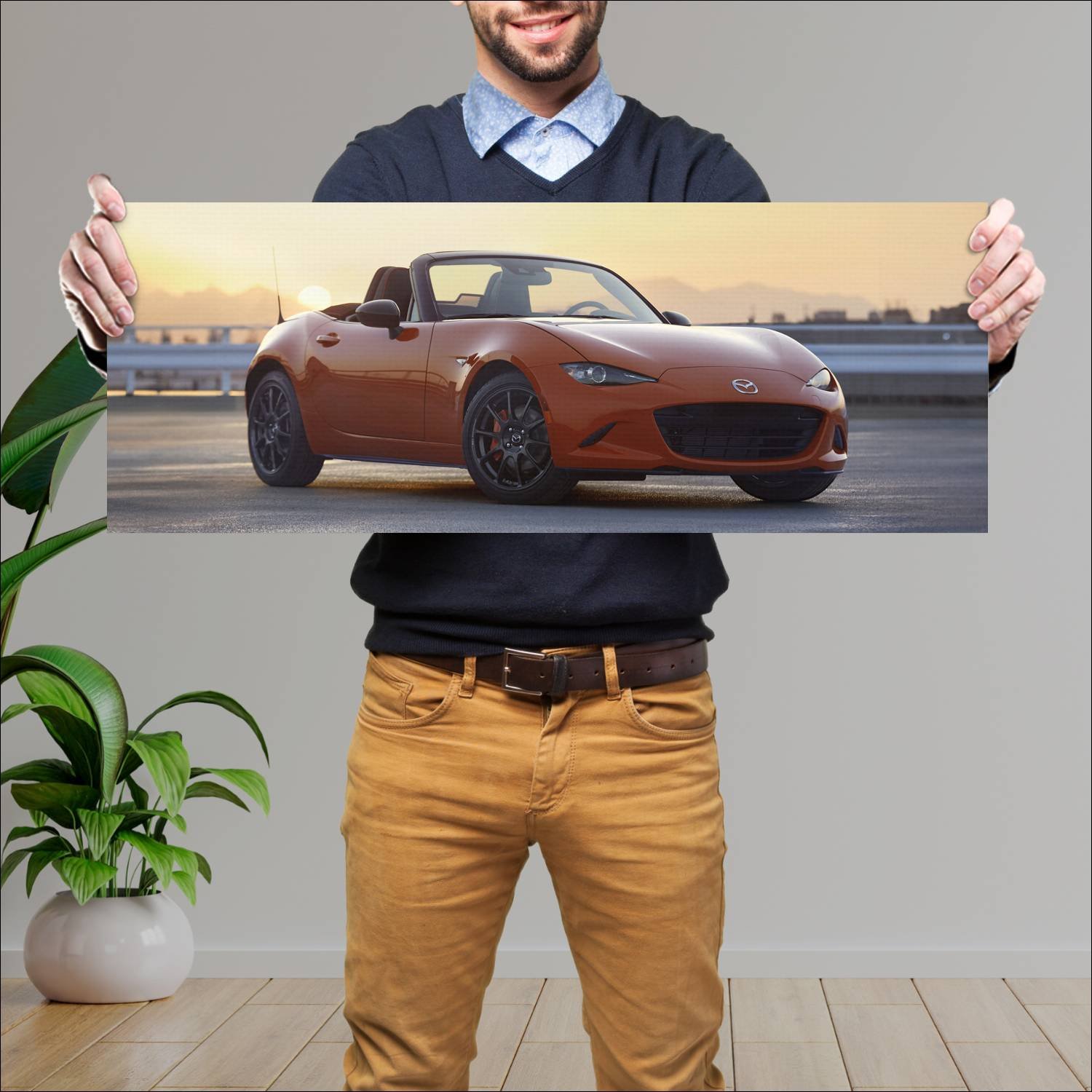 Cuadro grande 30x80cm 2019 mazda mx 5 30th anniver 129 Mazda