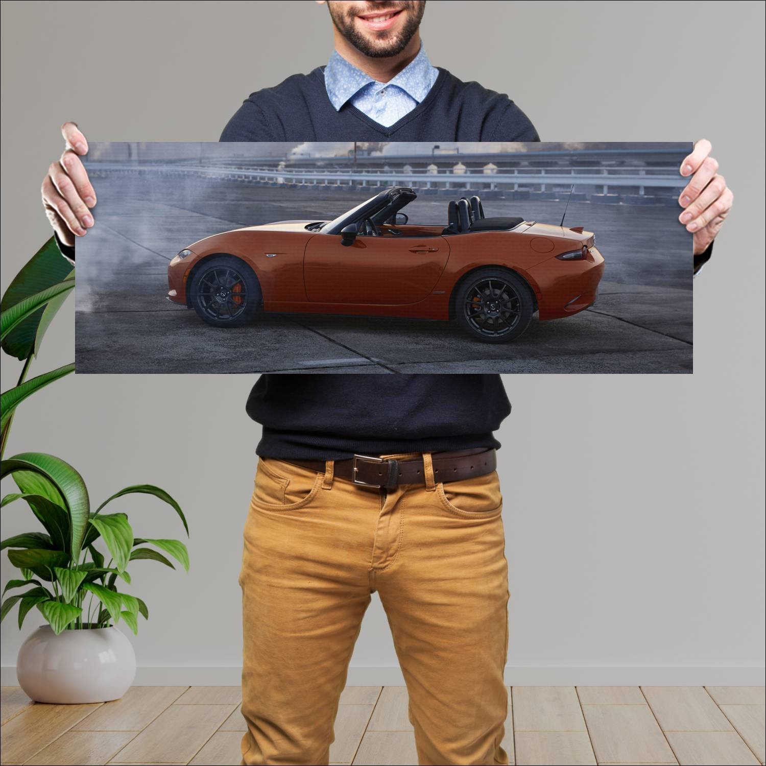 Cuadro grande 30x80cm 2019 mazda mx 5 30th anniver 130 Mazda