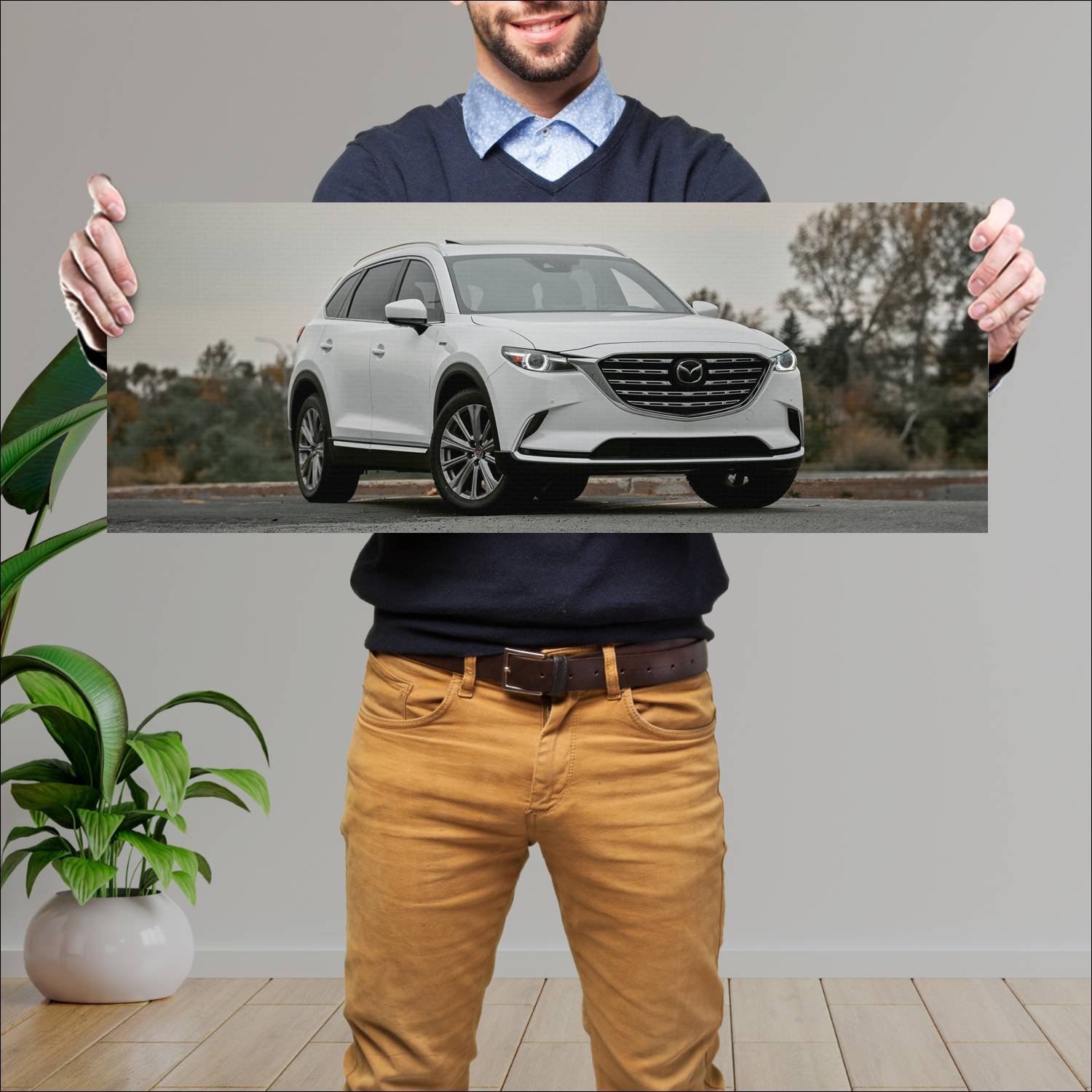 Cuadro grande 30x80cm 2021 mazda cx 9 100th annive 144 Mazda