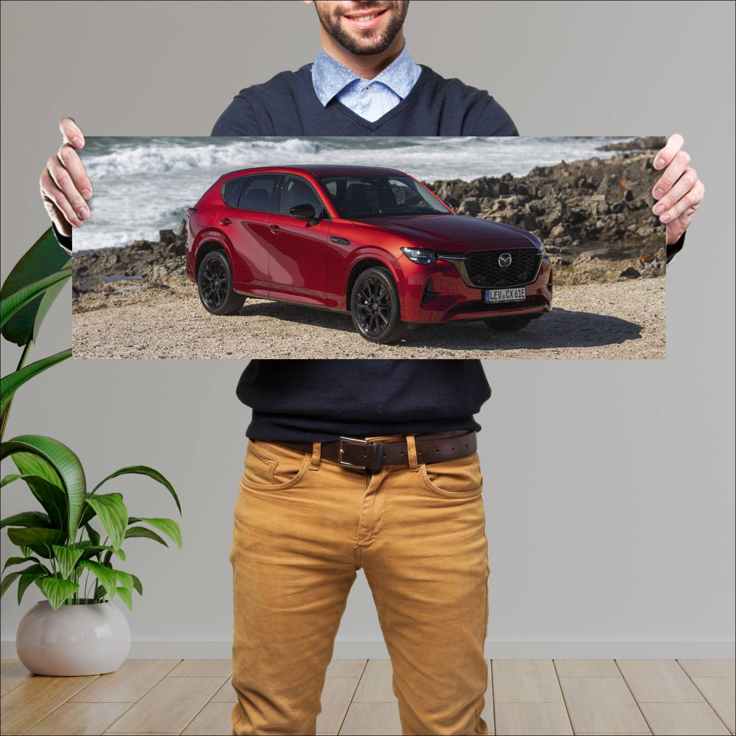 Cuadro grande 30x80cm 2022 mazda cx 60 auto 149 Mazda