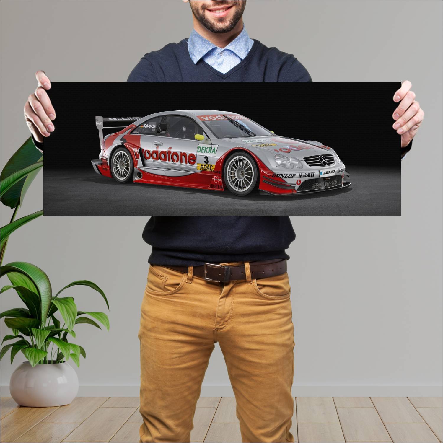Cuadro grande 30x80cm 2003 mercedes benz clk amg d 305 Mercedes Benz