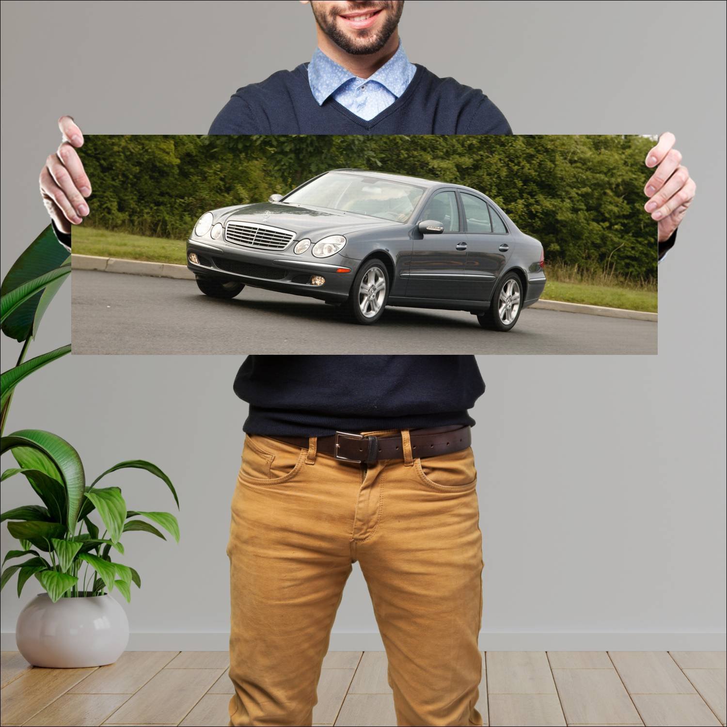 Cuadro grande 30x80cm 2003 mercedes benz e class u 317 Mercedes Benz