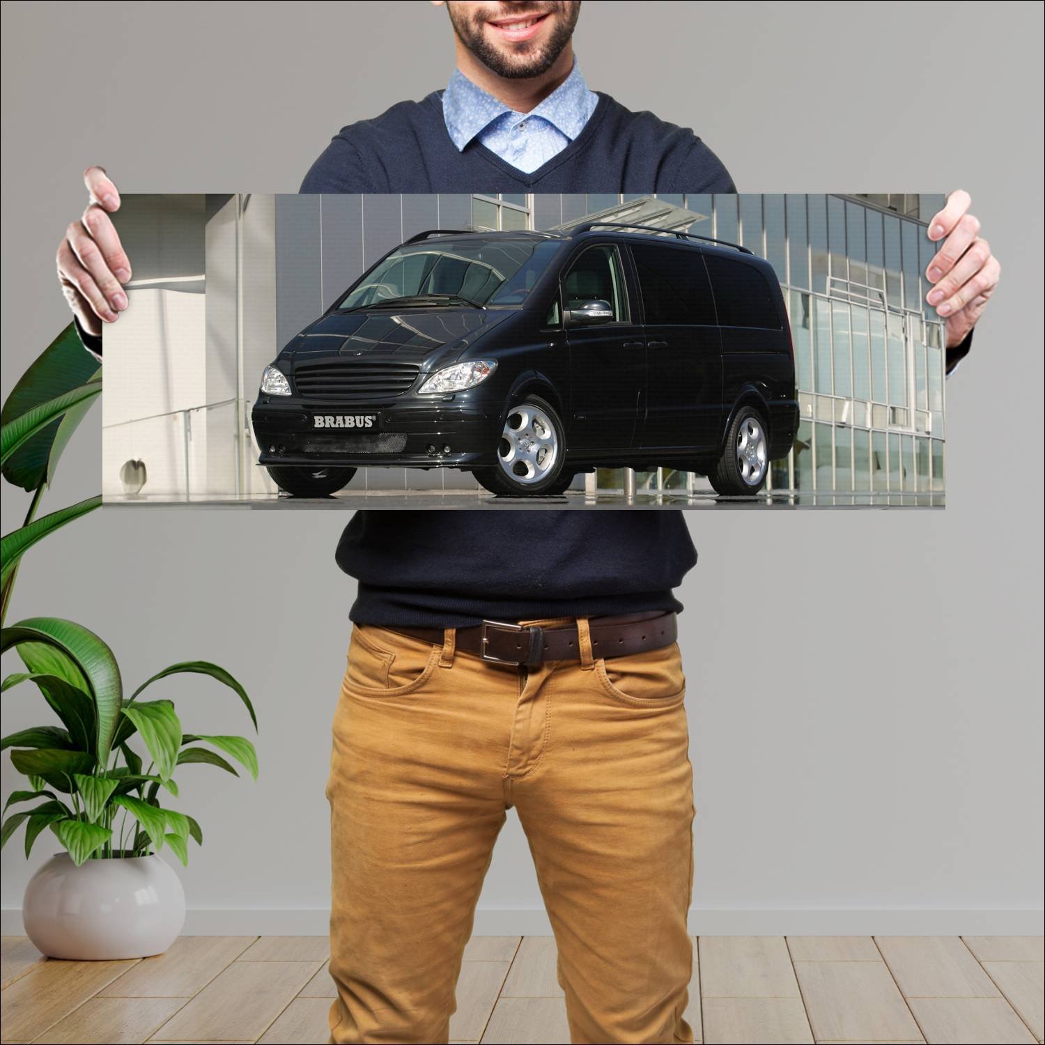 Cuadro grande 30x80cm 2004 mercedes benz viano by 376 Mercedes Benz