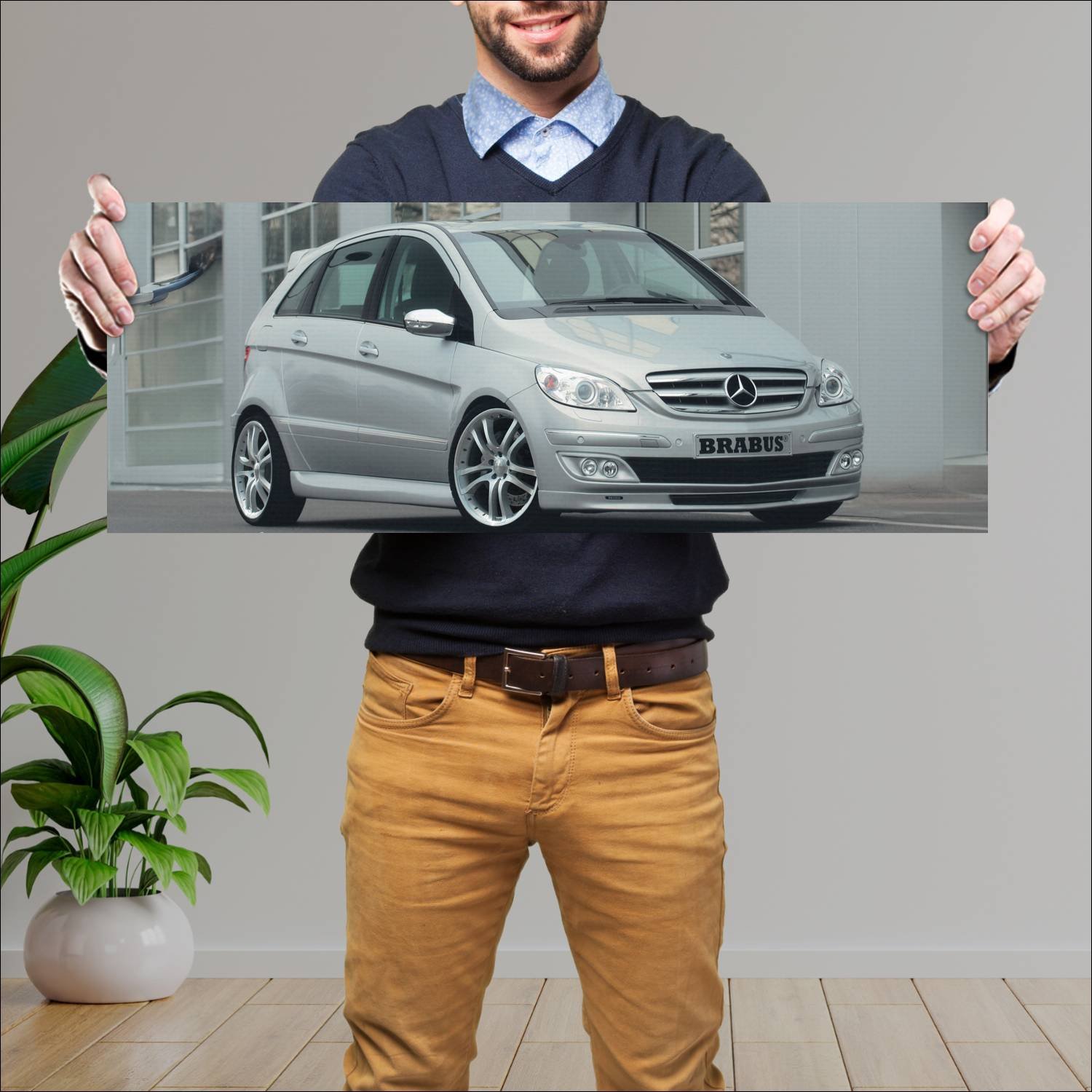 Cuadro grande 30x80cm 2005 mercedes benz b class b 389 Mercedes Benz