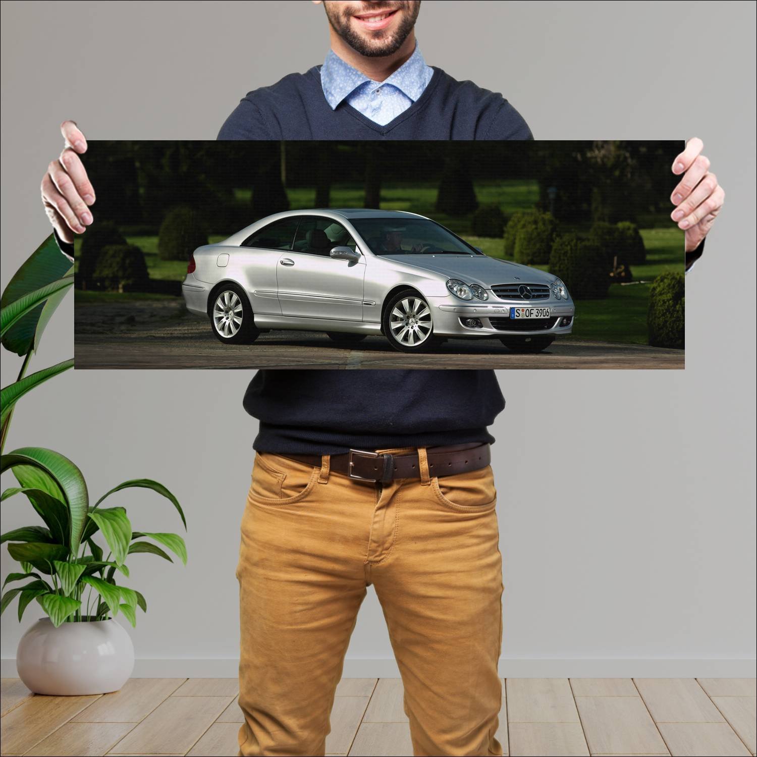 Cuadro grande 30x80cm 2005 mercedes benz clk class 392 Mercedes Benz