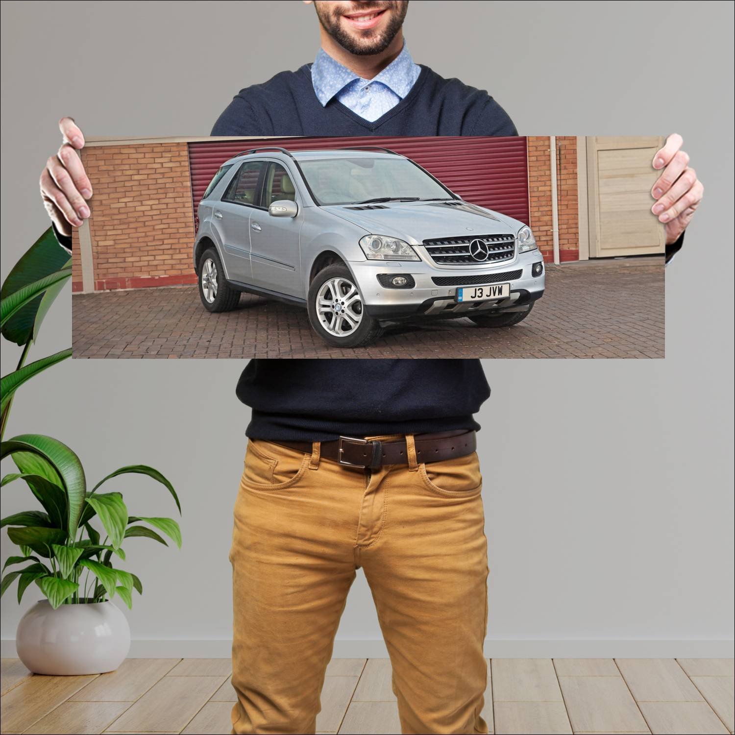 Cuadro grande 30x80cm 2005 mercedes benz m class u 402 Mercedes Benz
