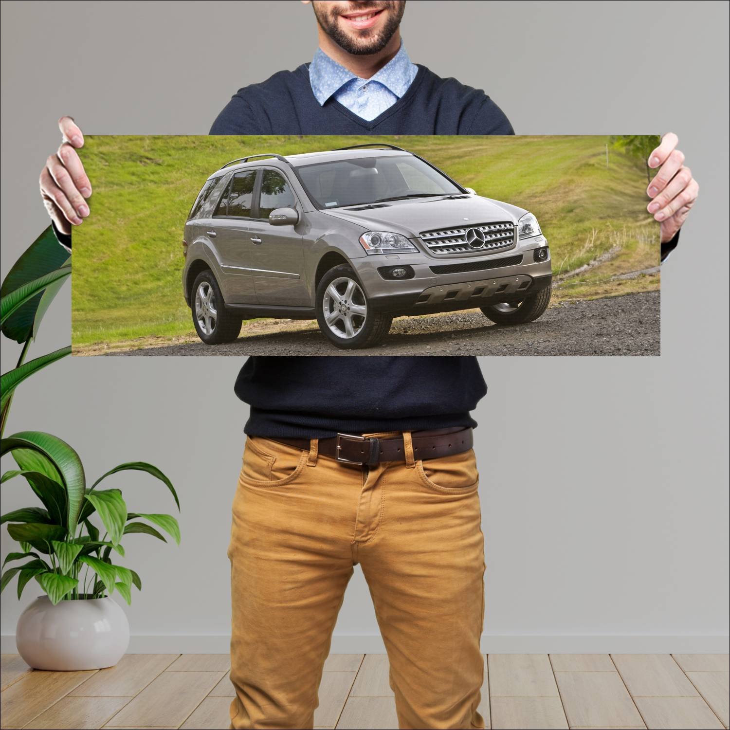 Cuadro grande 30x80cm 2005 mercedes benz m class u 404 Mercedes Benz