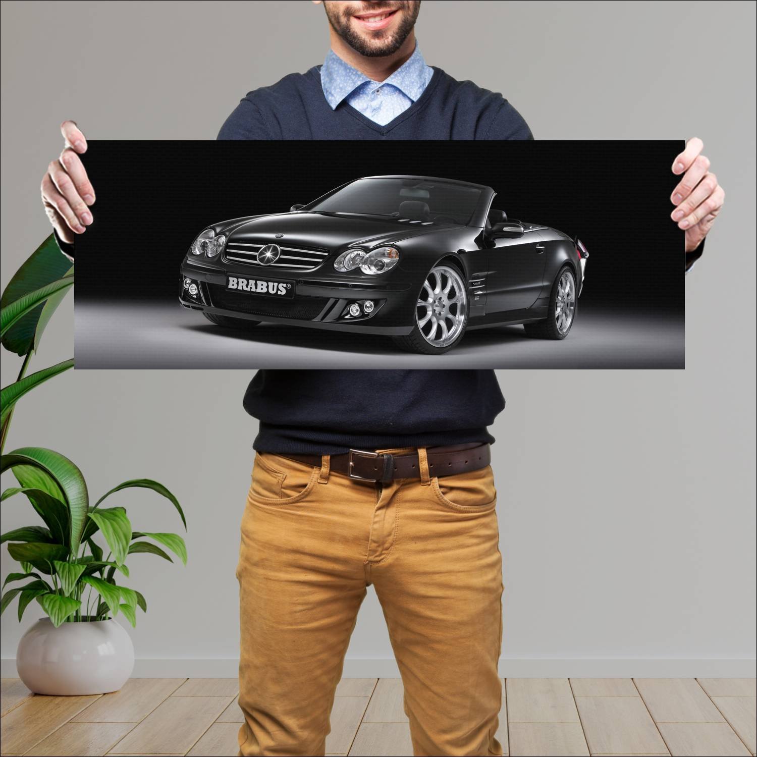 Cuadro grande 30x80cm 2006 brabus s v12 s based on 422 Mercedes Benz