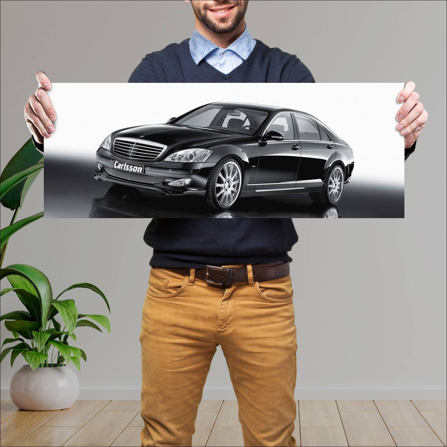 Cuadro grande 30x80cm 2006 carlsson ck 50 based on 423 Mercedes Benz