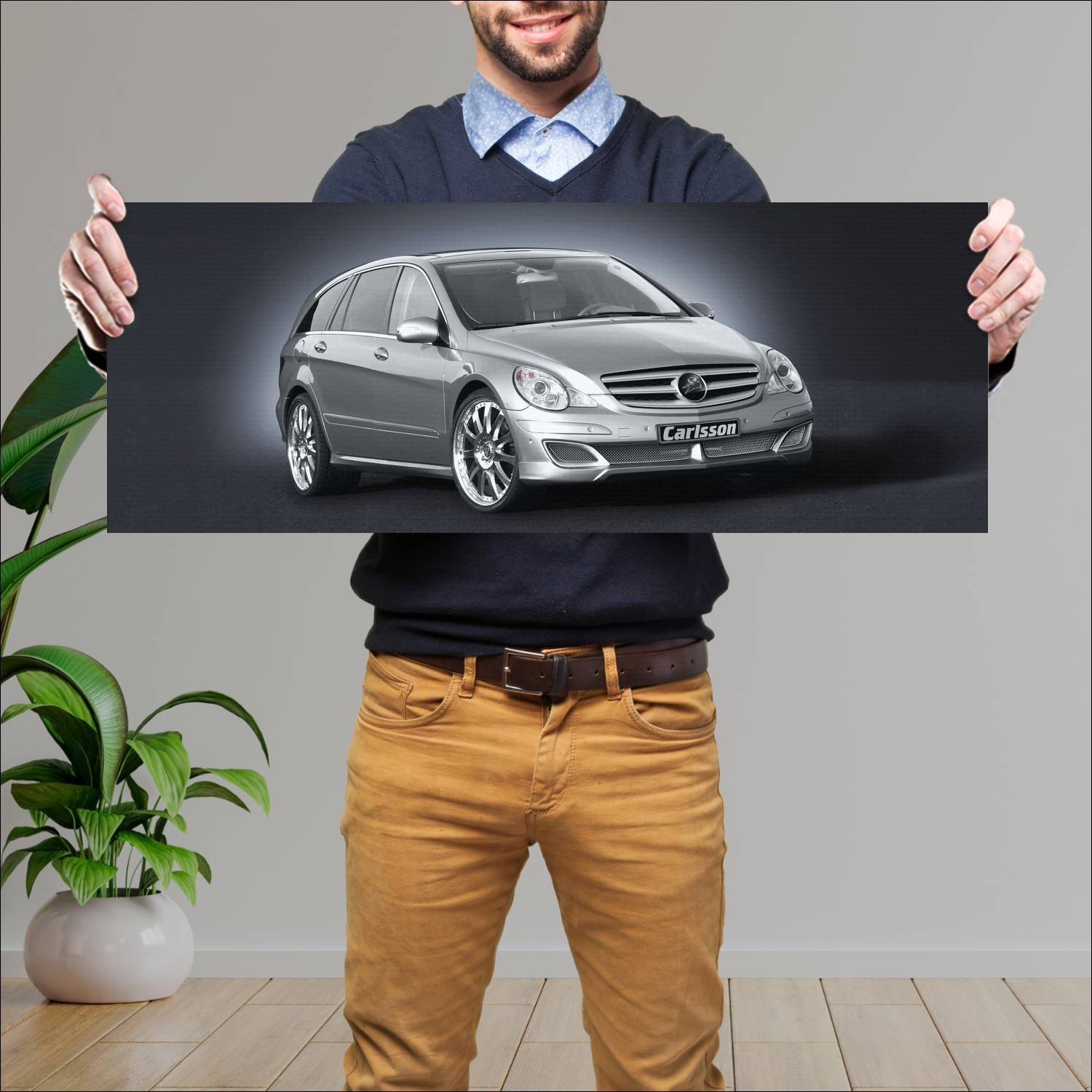 Cuadro grande 30x80cm 2006 carlsson cm 50 based on 424 Mercedes Benz