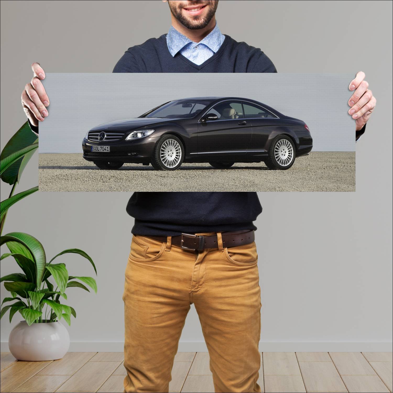 Cuadro grande 30x80cm 2006 mercedes benz cl class 428 Mercedes Benz
