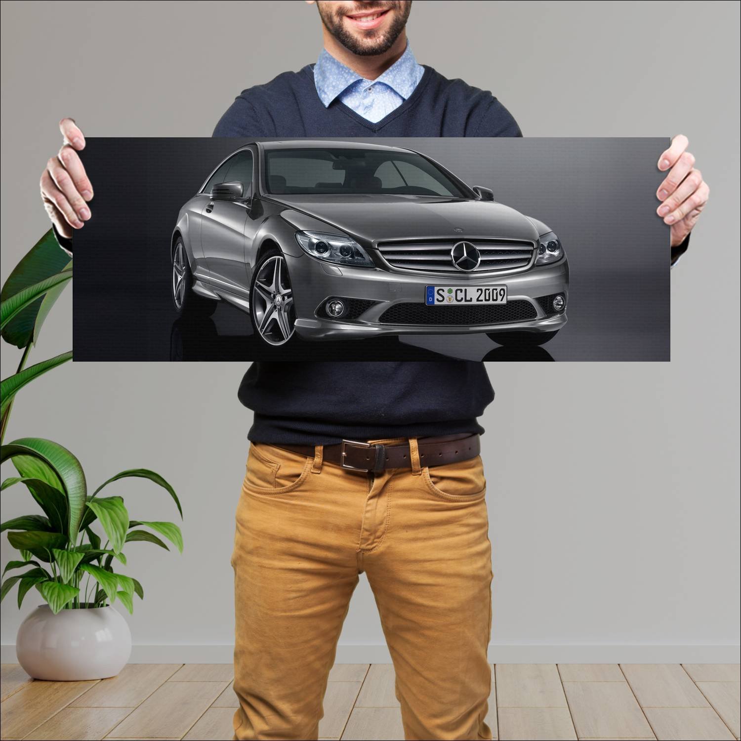 Cuadro grande 30x80cm 2006 mercedes benz cl class 429 Mercedes Benz