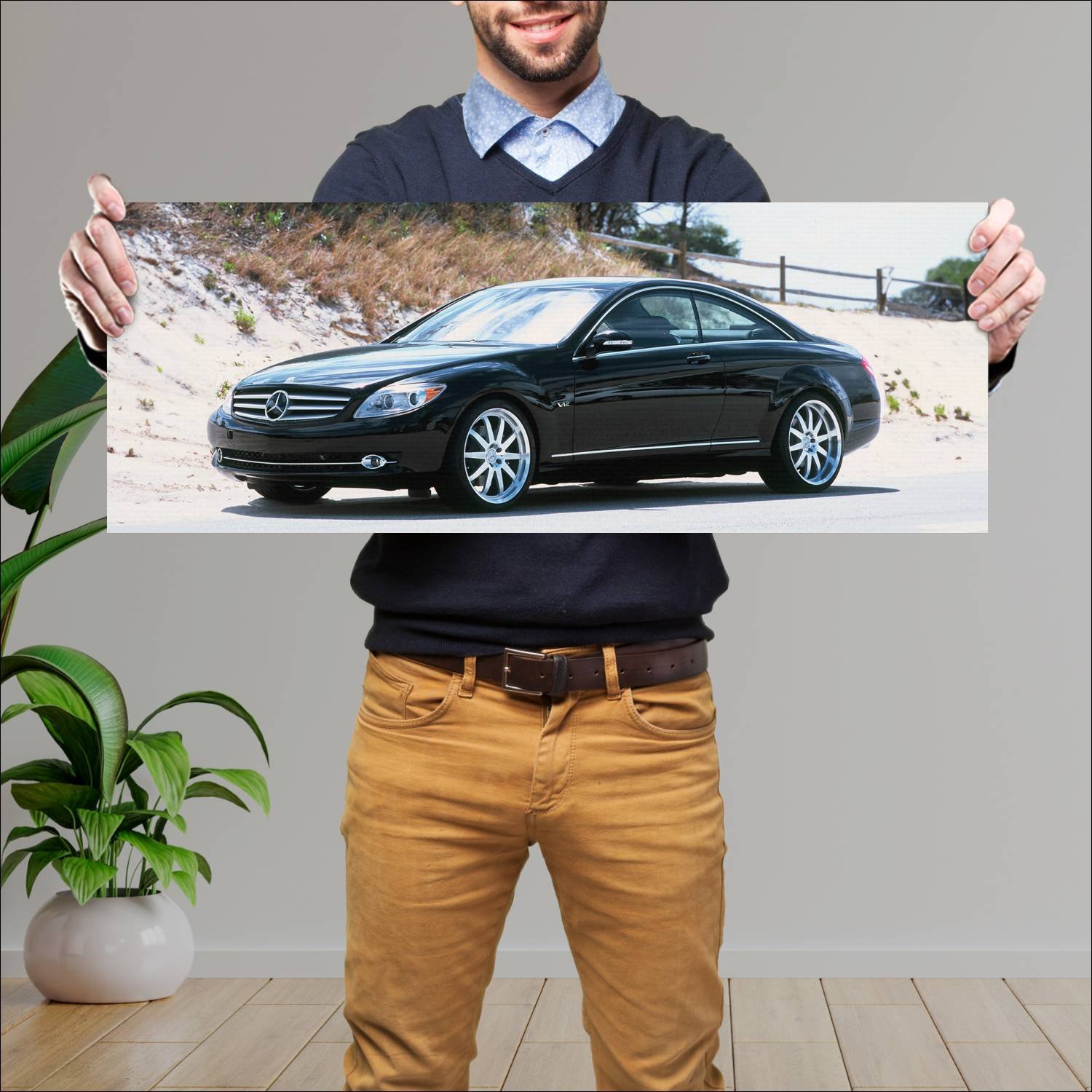 Cuadro grande 30x80cm 2006 mercedes benz cl class 430 Mercedes Benz