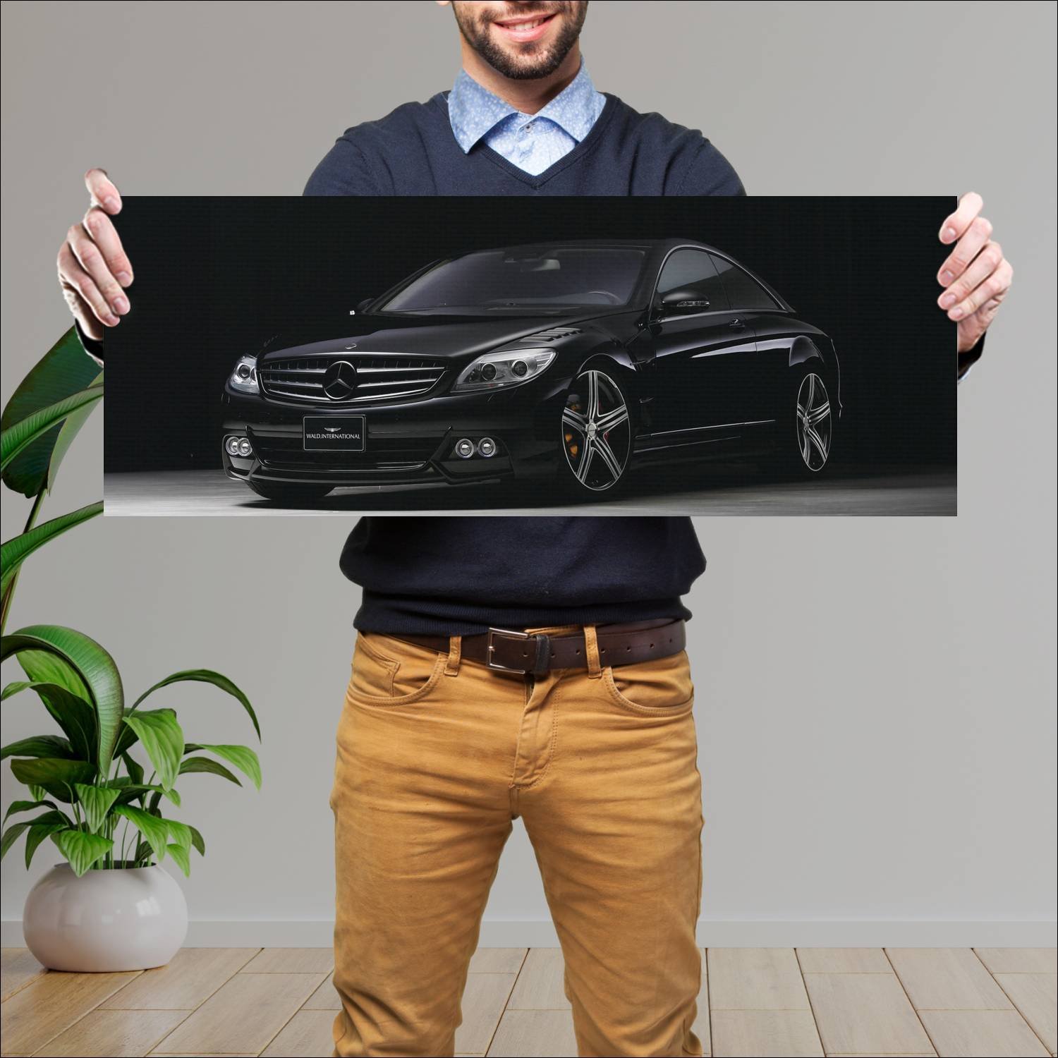 Cuadro grande 30x80cm 2006 mercedes benz cl class 431 Mercedes Benz
