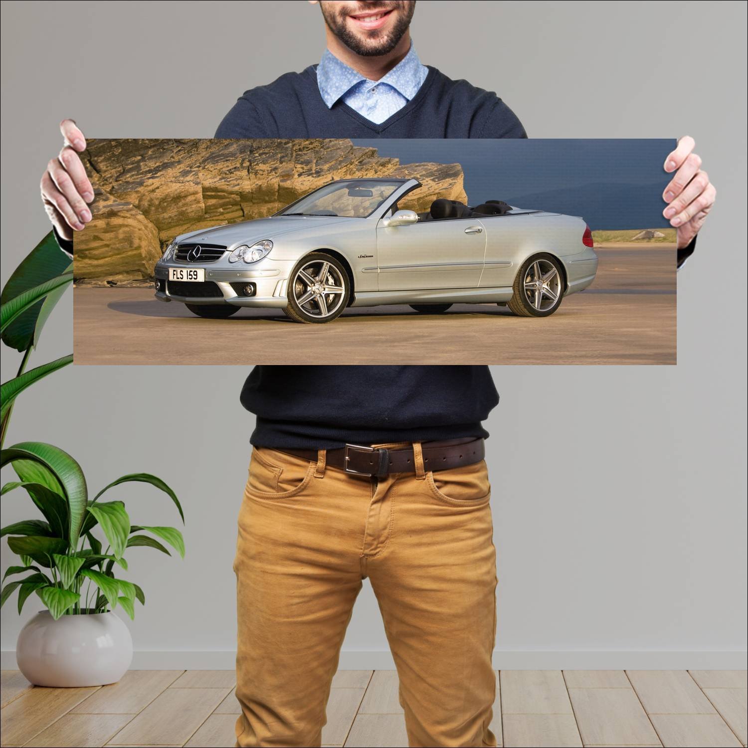 Cuadro grande 30x80cm 2006 mercedes benz clk 63 am 435 Mercedes Benz