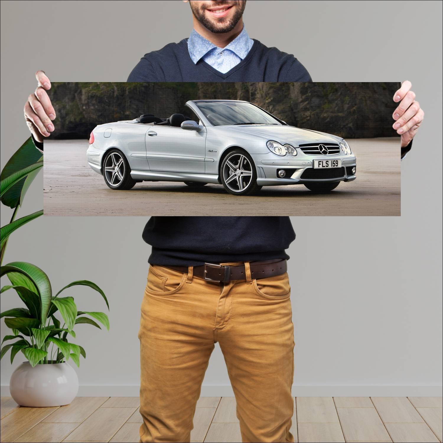 Cuadro grande 30x80cm 2006 mercedes benz clk 63 am 436 Mercedes Benz
