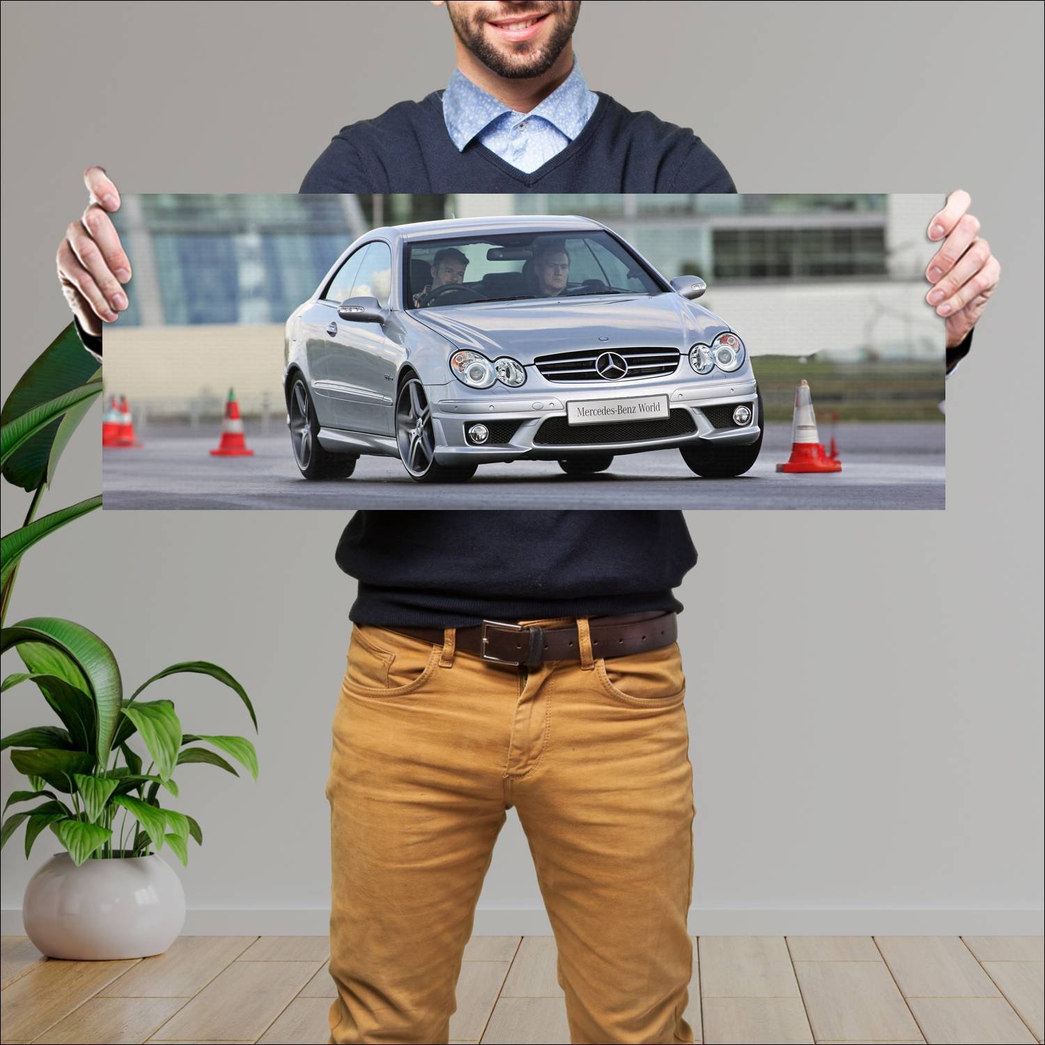 Cuadro grande 30x80cm 2006 mercedes benz clk 63 am 437 Mercedes Benz