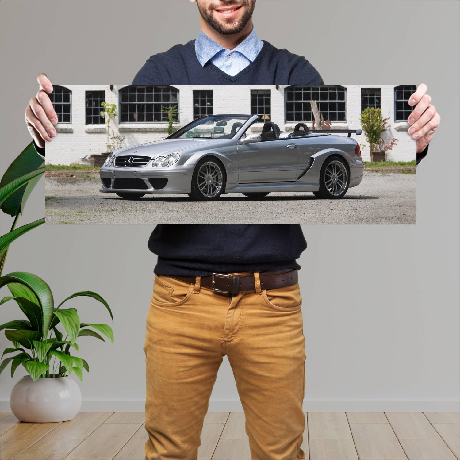 Cuadro grande 30x80cm 2006 mercedes benz clk dtm a 439 Mercedes Benz