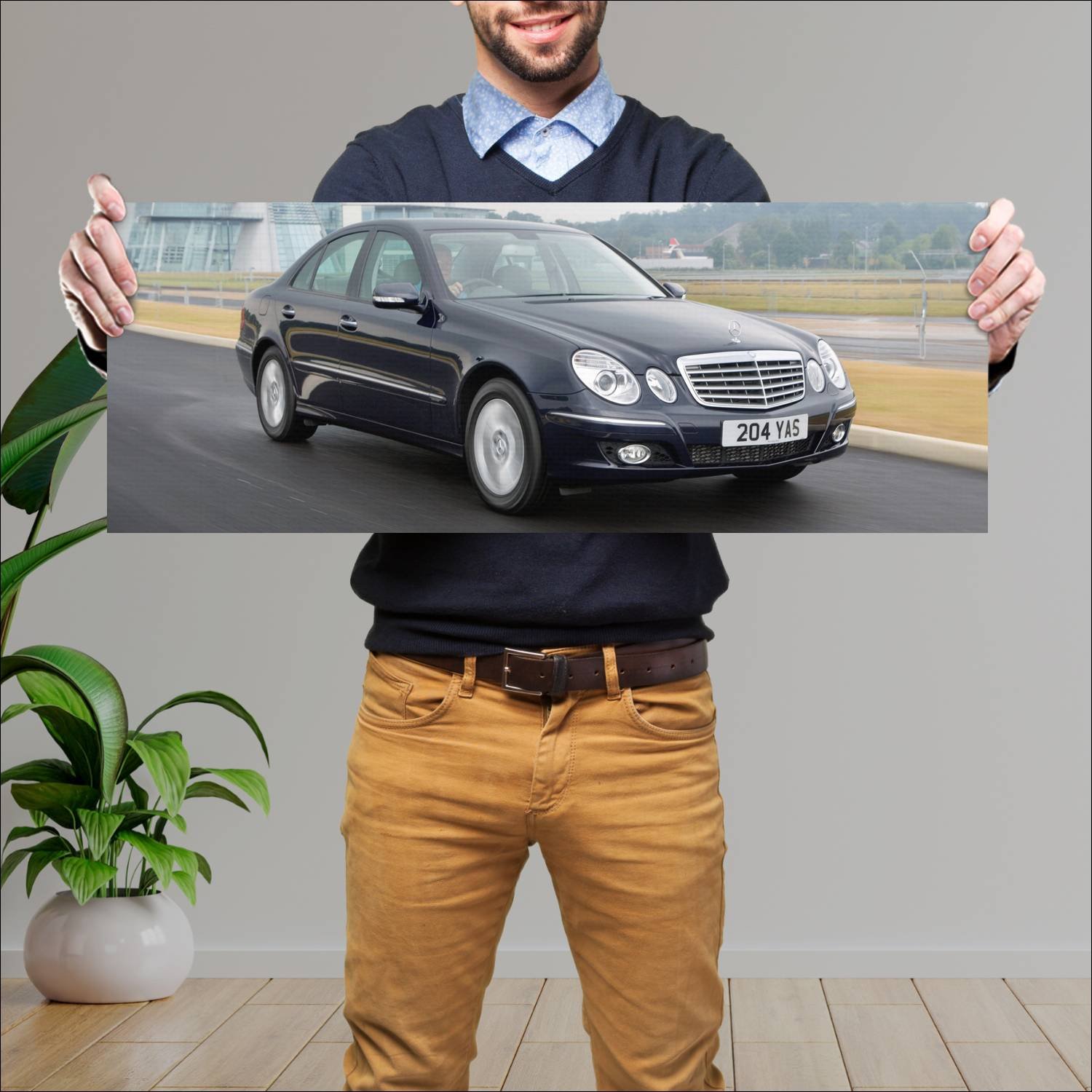 Cuadro grande 30x80cm 2006 mercedes benz e class u 449 Mercedes Benz