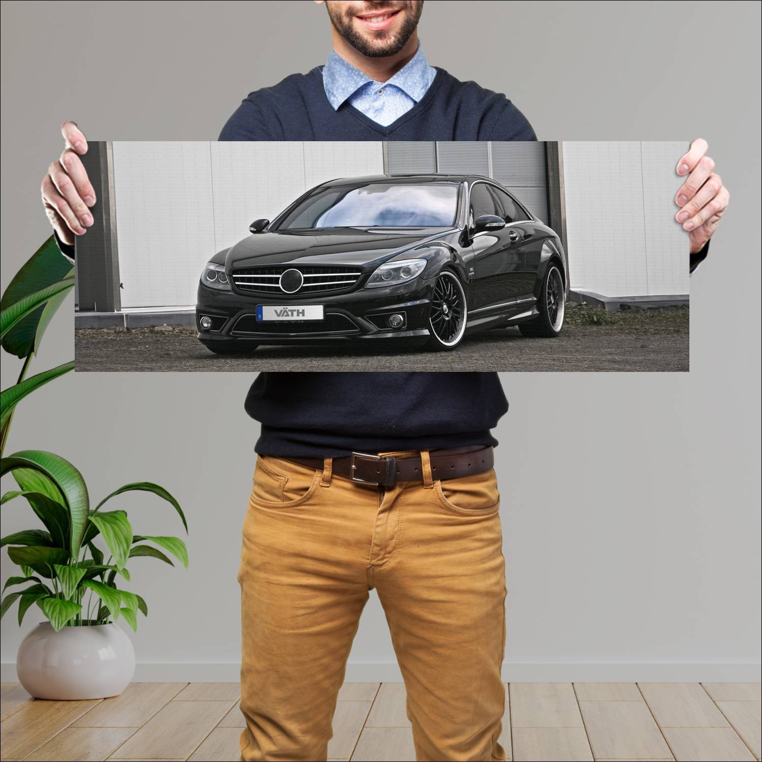Cuadro grande 30x80cm 2007 mercedes benz cl 65 amg 541 Mercedes Benz