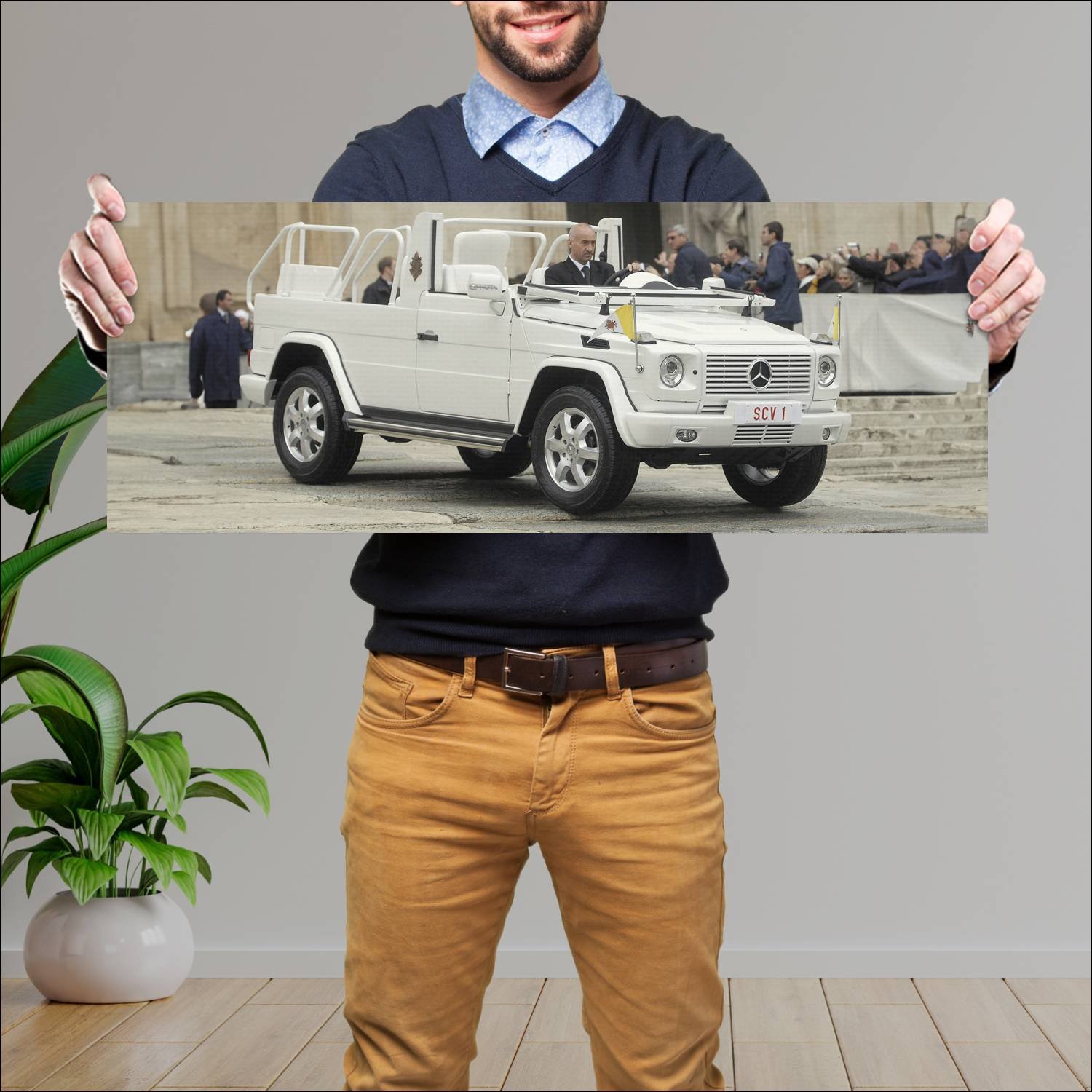 Cuadro grande 30x80cm 2007 mercedes benz g class p 549 Mercedes Benz
