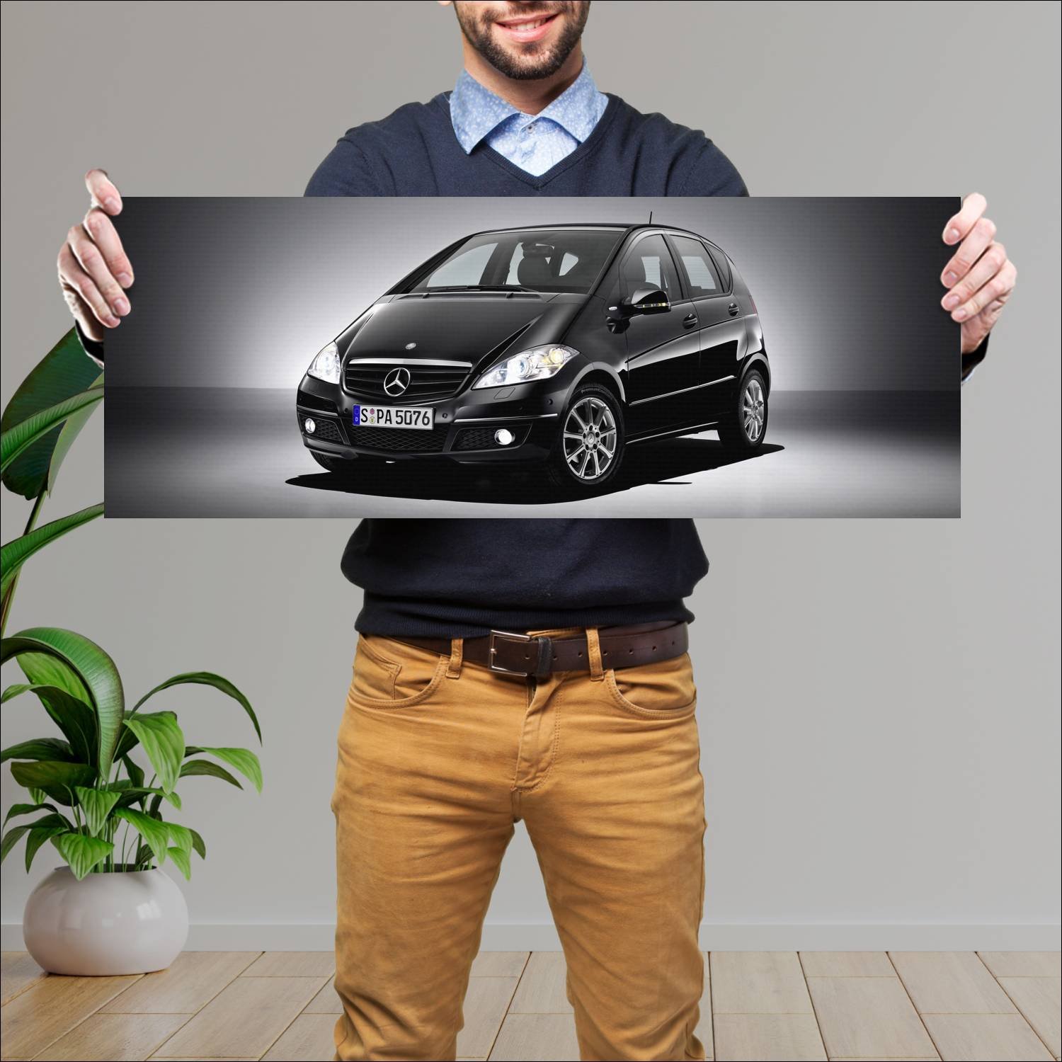 Cuadro grande 30x80cm 2009 mercedes benz a class s 653 Mercedes Benz