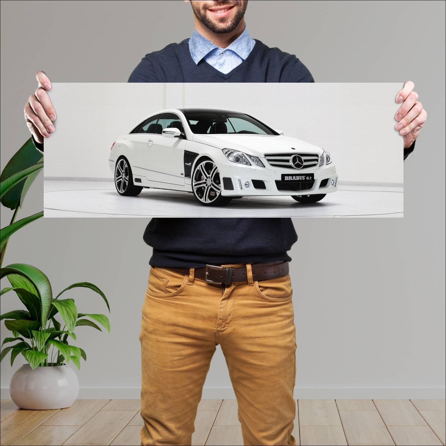 Cuadro grande 30x80cm 2009 mercedes benz e class c 685 Mercedes Benz