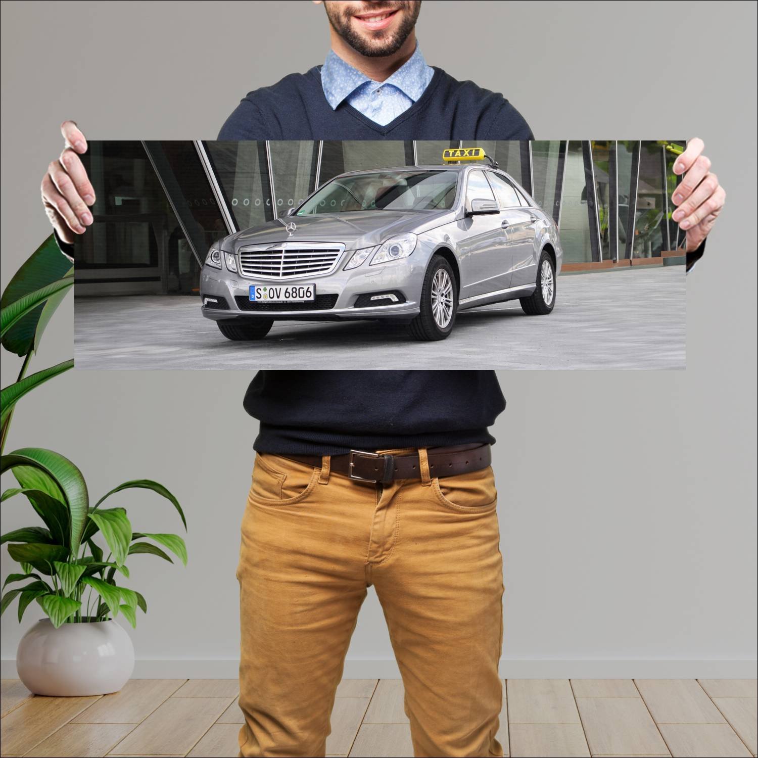 Cuadro grande 30x80cm 2009 mercedes benz e class t 700 Mercedes Benz
