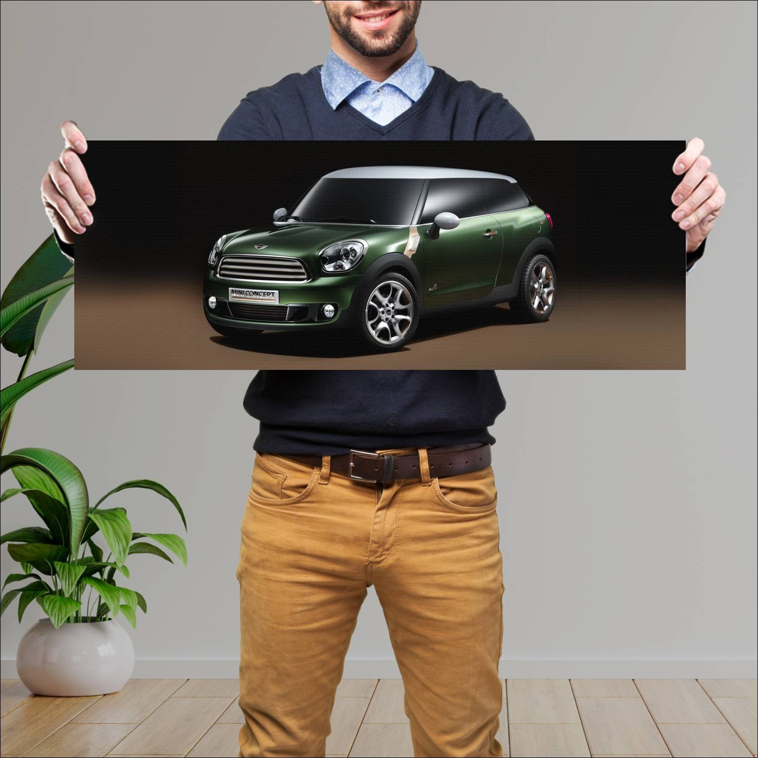 Cuadro grande 30x80cm 2011 mini paceman concept 37 124 Mini