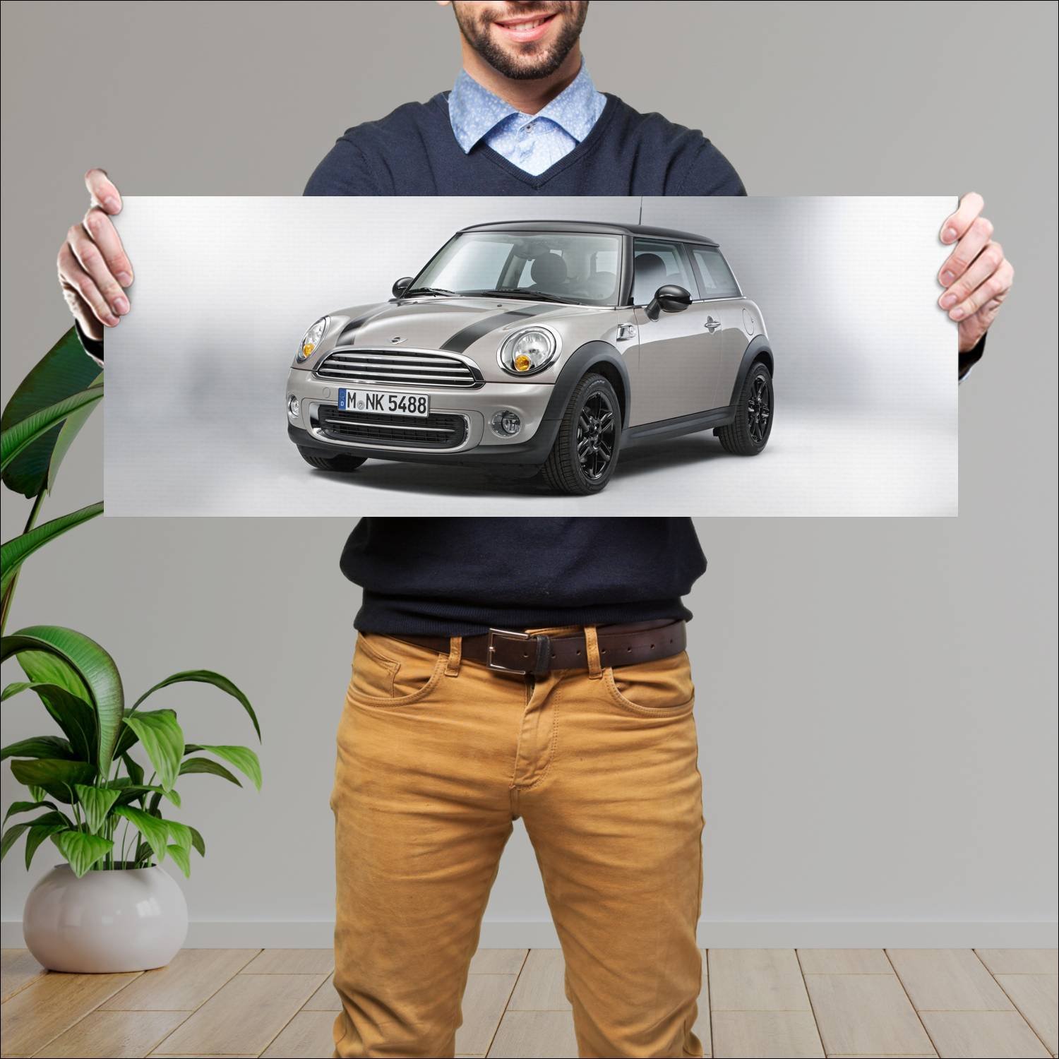 Cuadro grande 30x80cm 2012 mini cooper baker stree 126 Mini