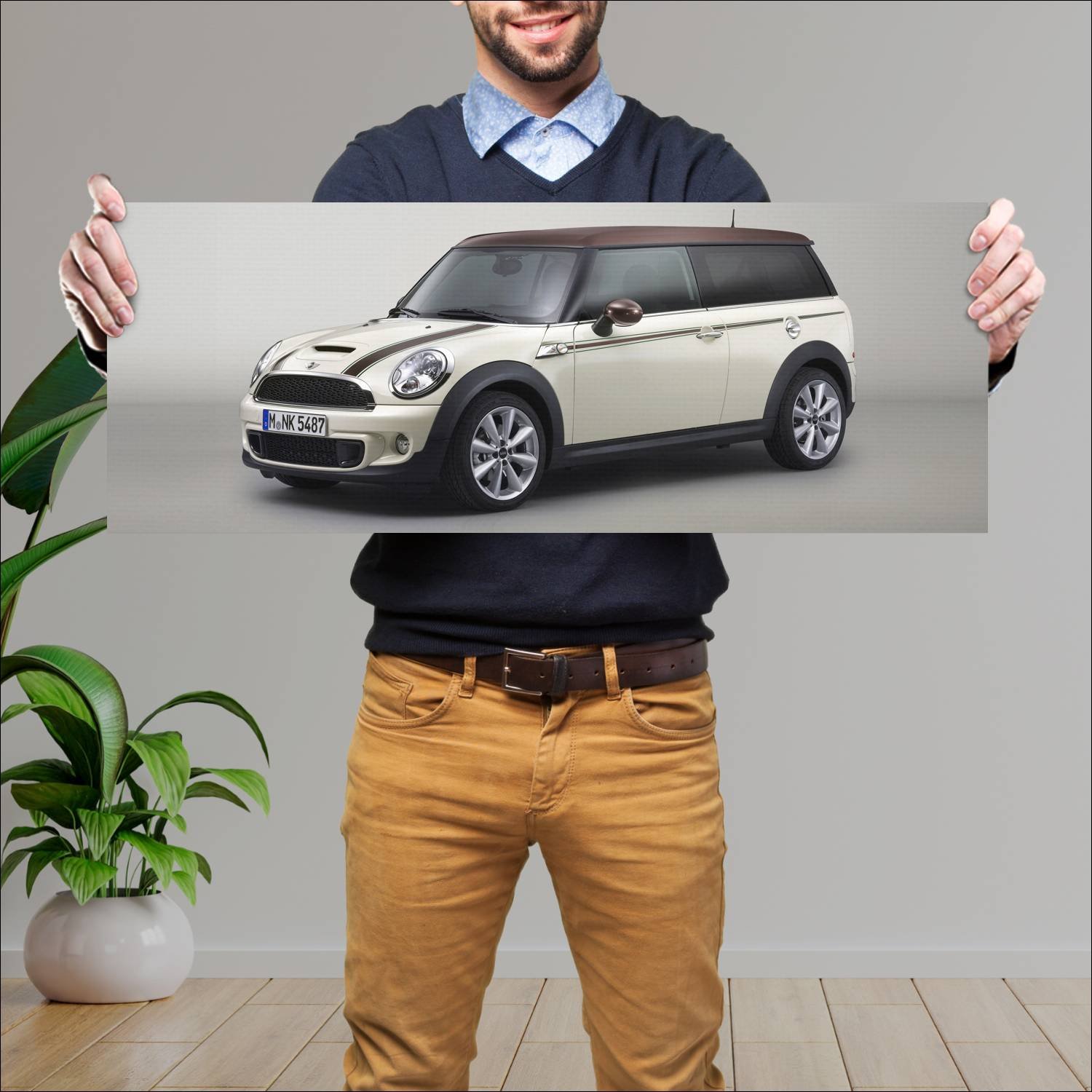 Cuadro grande 30x80cm 2012 mini cooper s clubman h 135 Mini