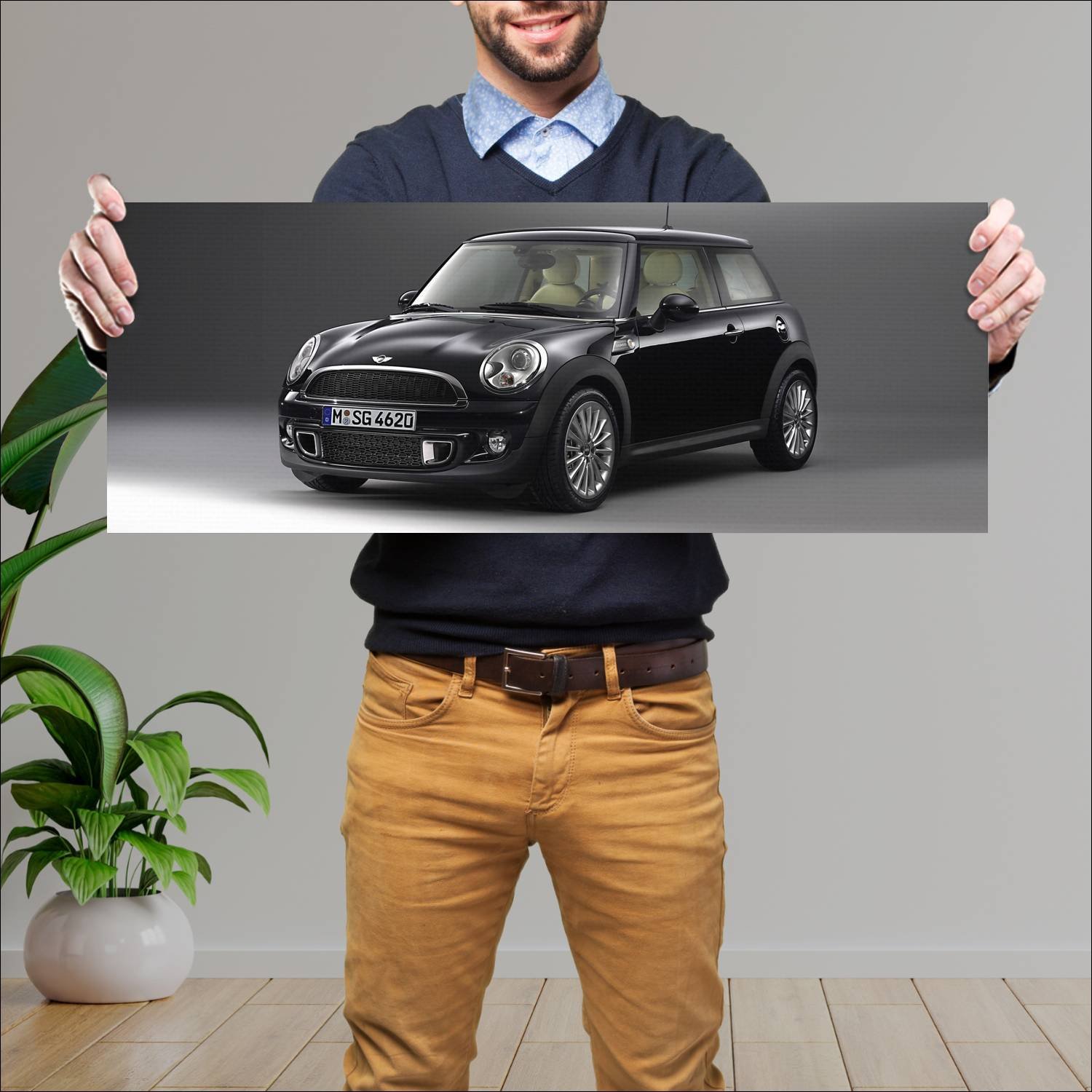 Cuadro grande 30x80cm 2012 mini cooper s inspired 138 Mini