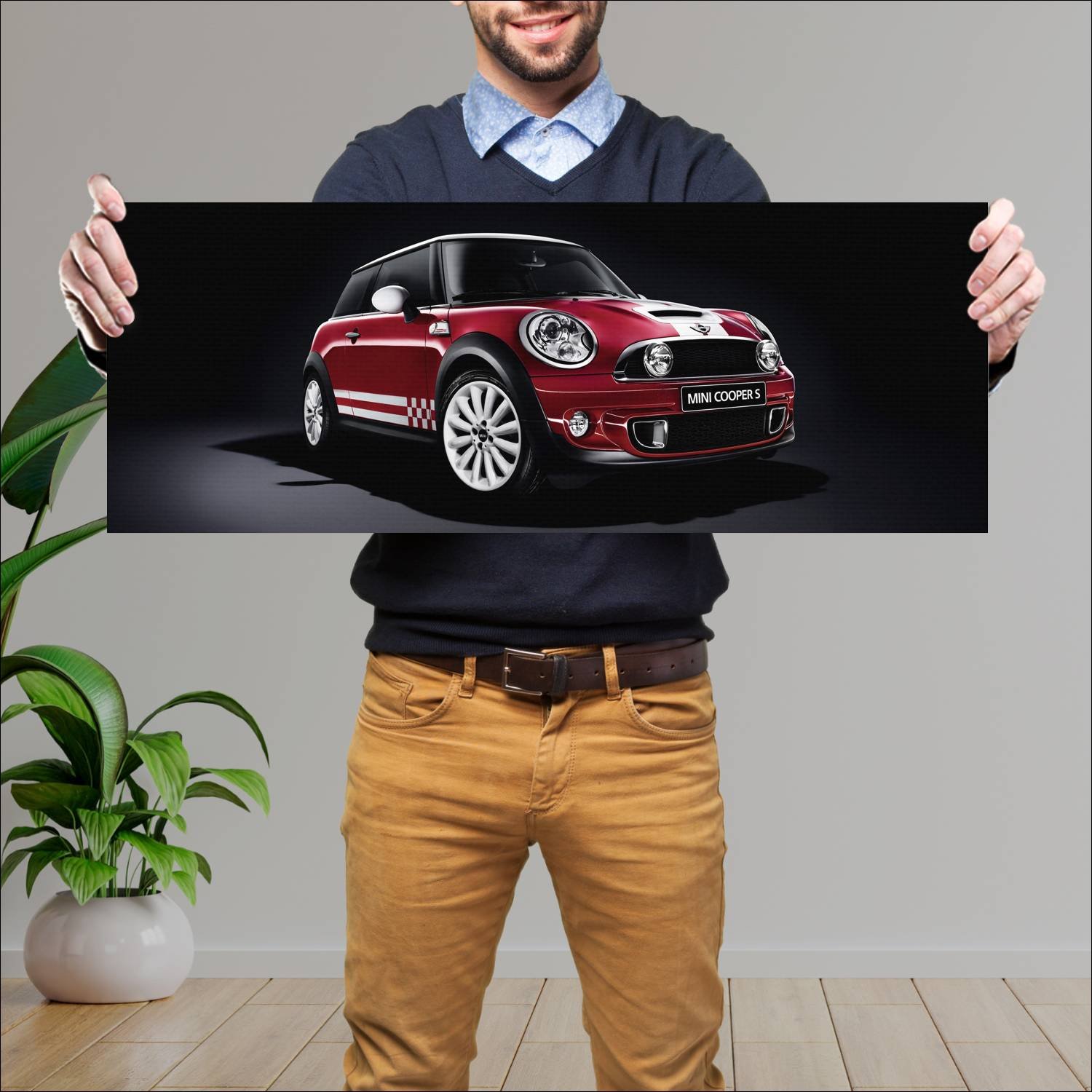 Cuadro grande 30x80cm 2012 mini cooper s rauno aal 140 Mini