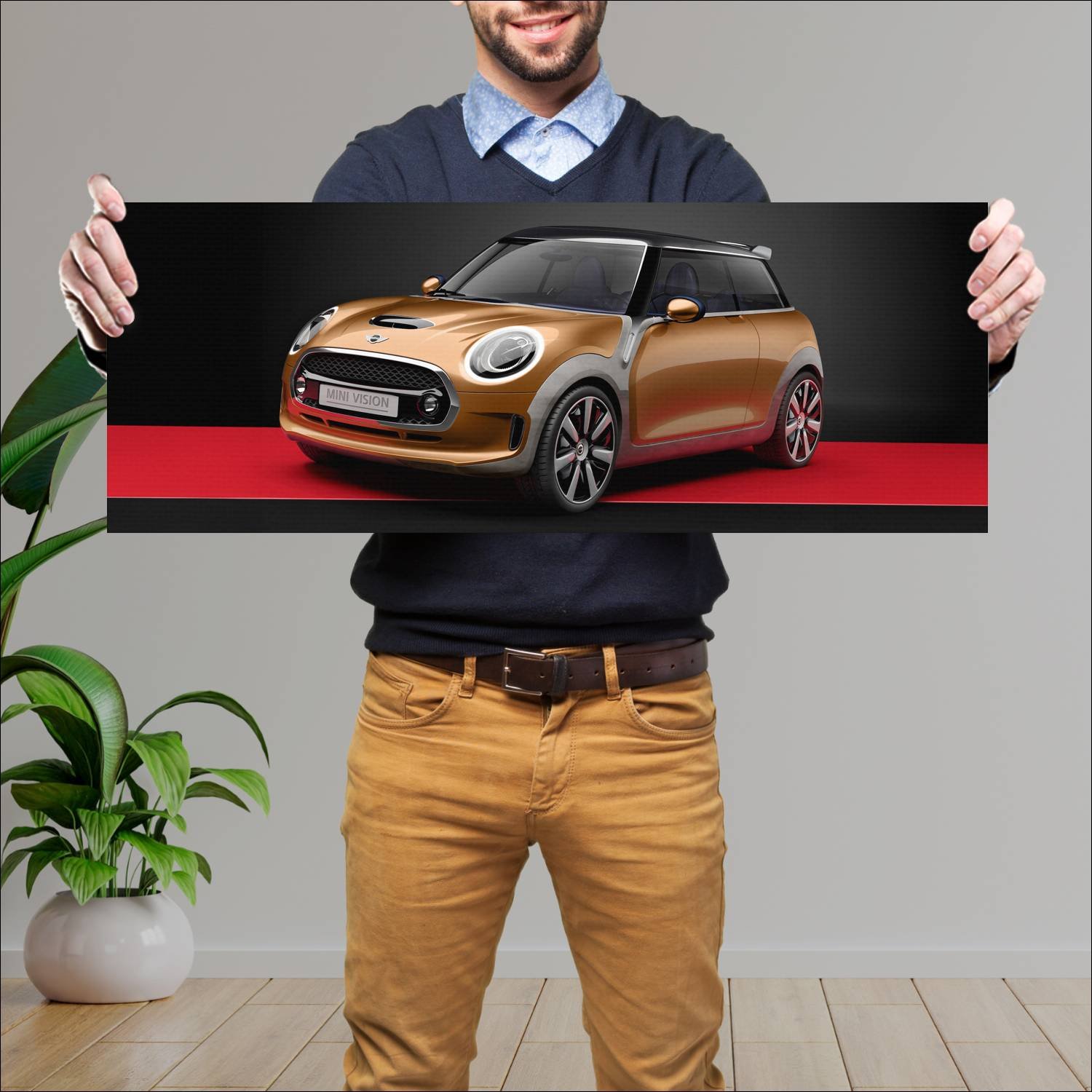 Cuadro grande 30x80cm 2013 mini vision concept 375 182 Mini