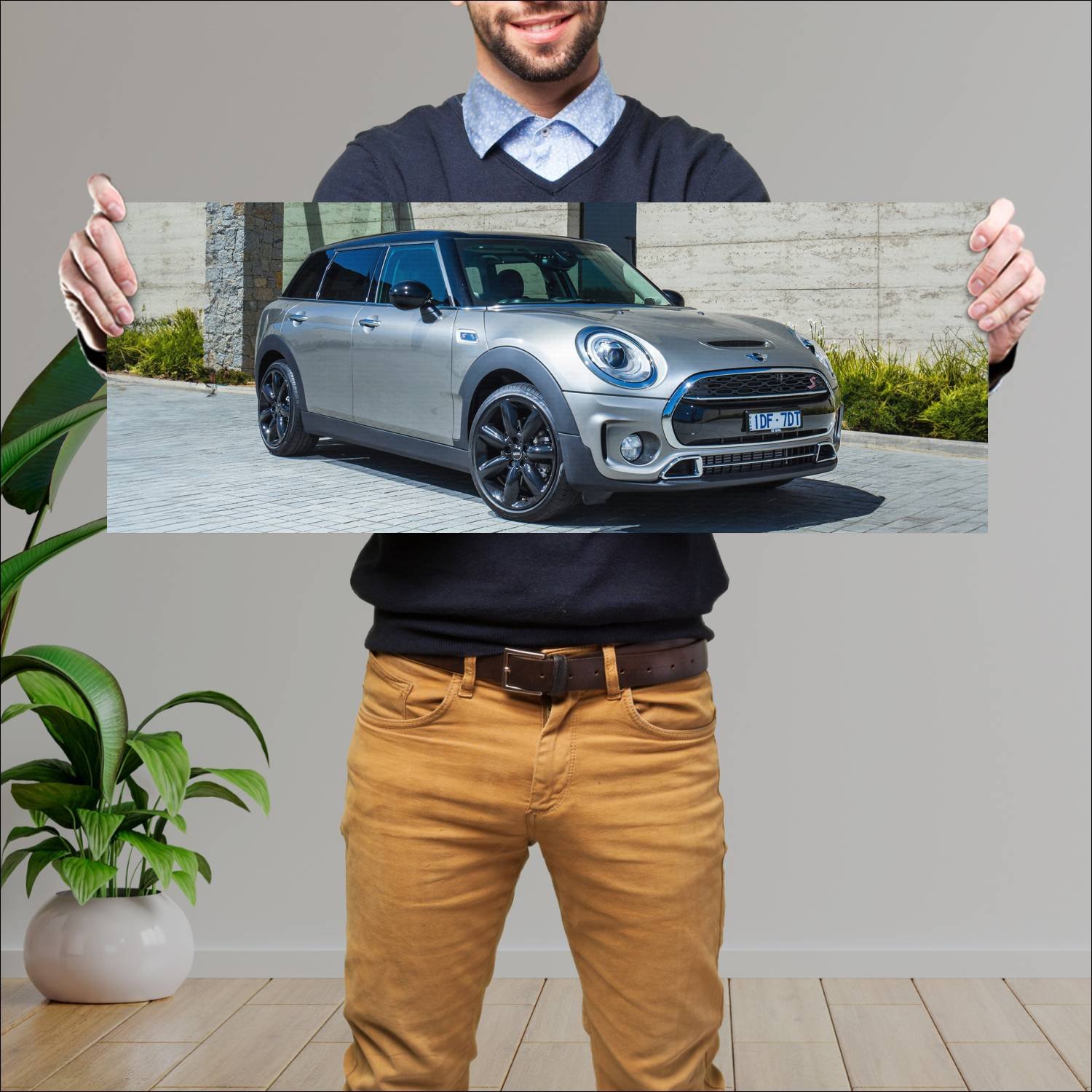 Cuadro grande 30x80cm 2015 mini cooper s clubman a 230 Mini