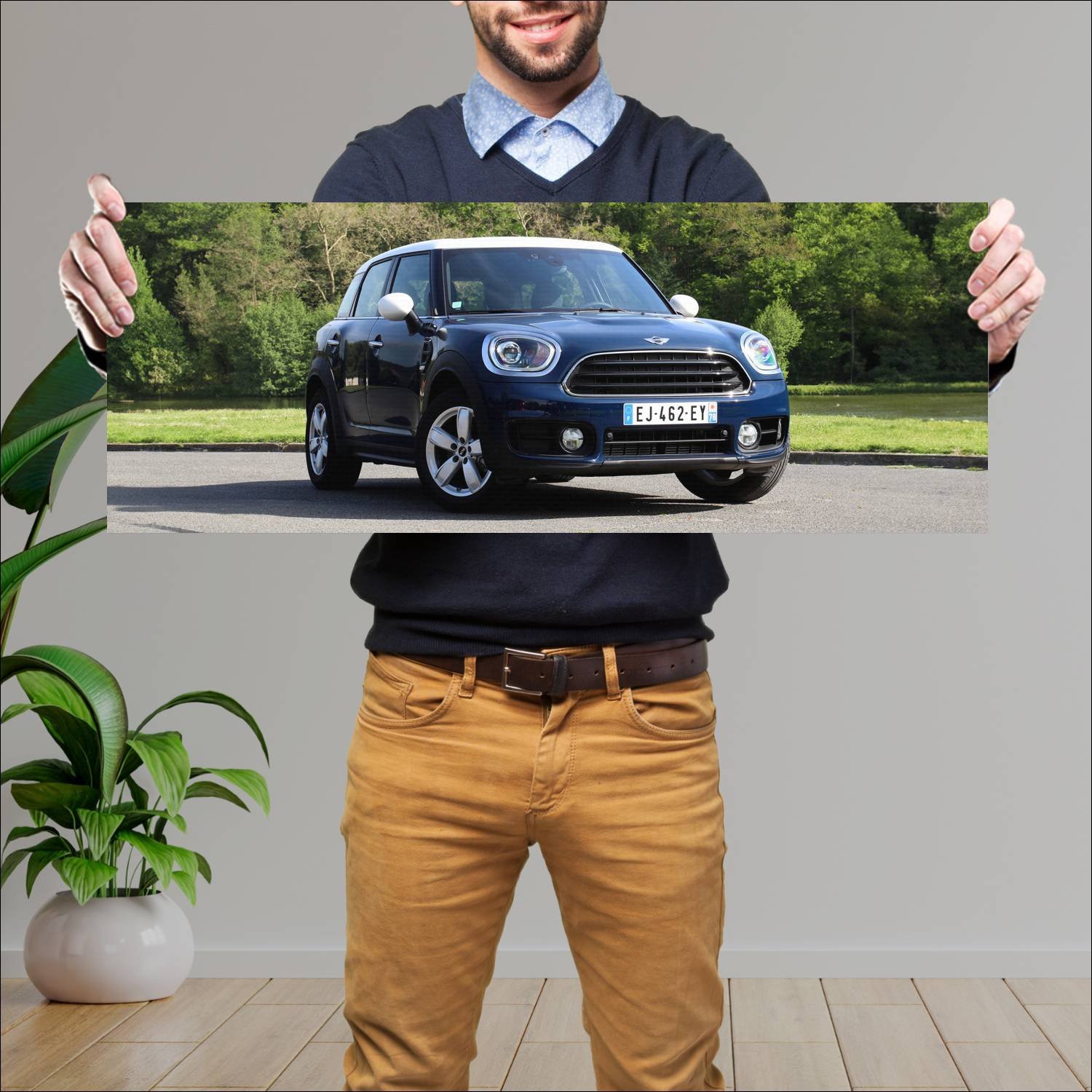 Cuadro grande 30x80cm 2017 mini cooper countryman 280 Mini