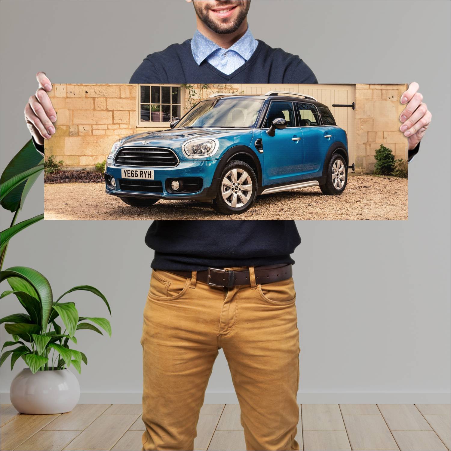 Cuadro grande 30x80cm 2017 mini cooper countryman 285 Mini