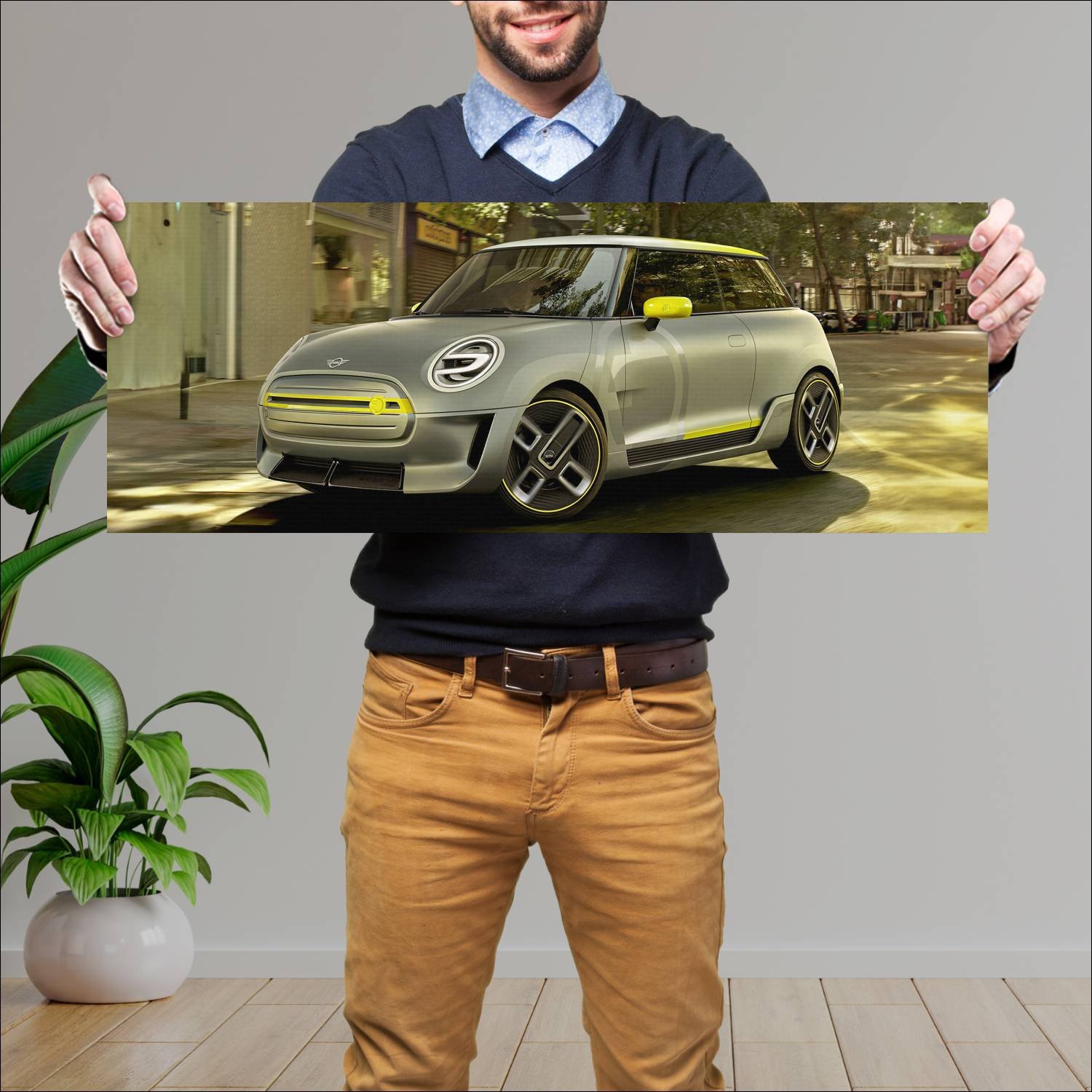 Cuadro grande 30x80cm 2017 mini electric concept 7 304 Mini